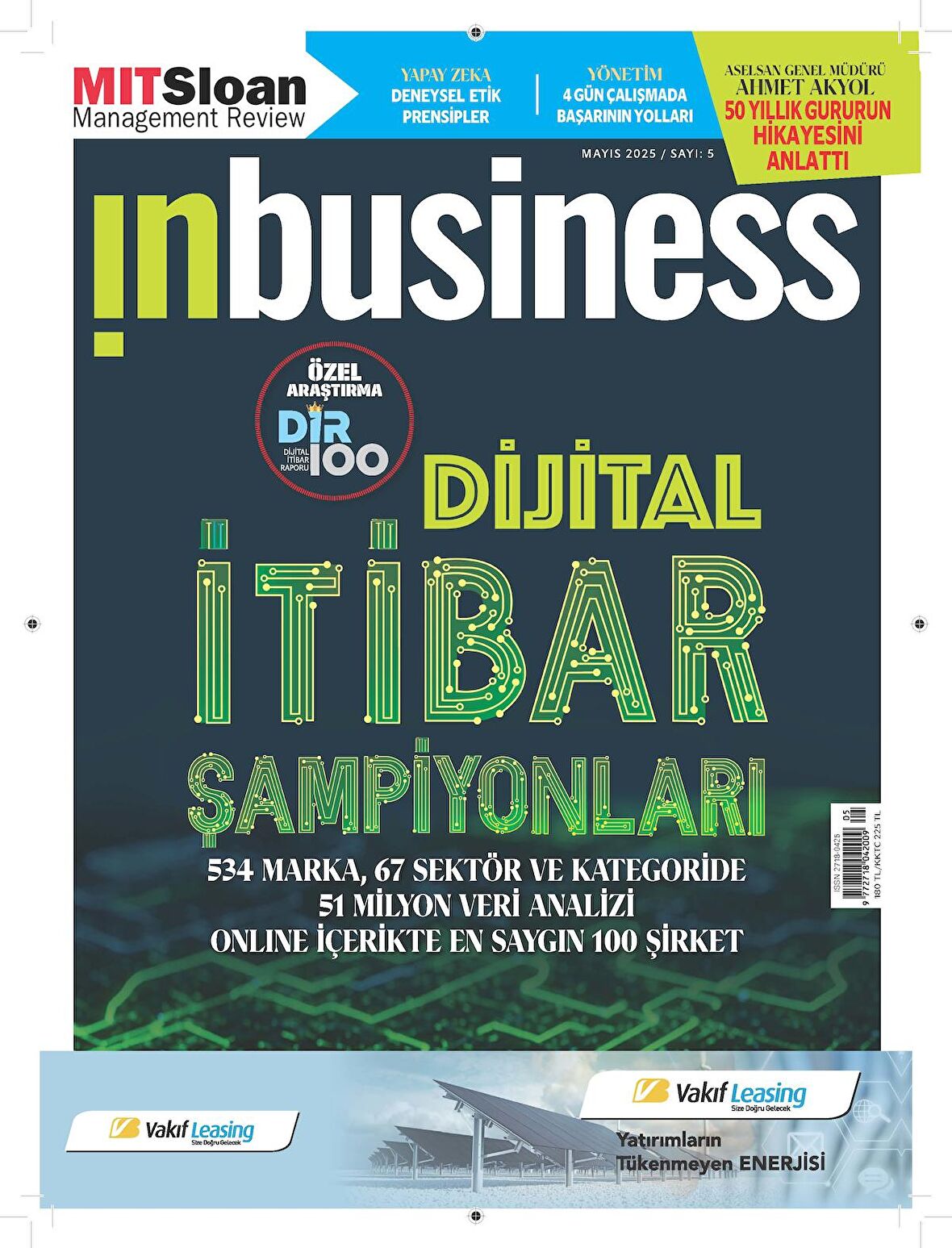 INBUSINESS 1 YIL ABONELİK ( 12 SAYI )