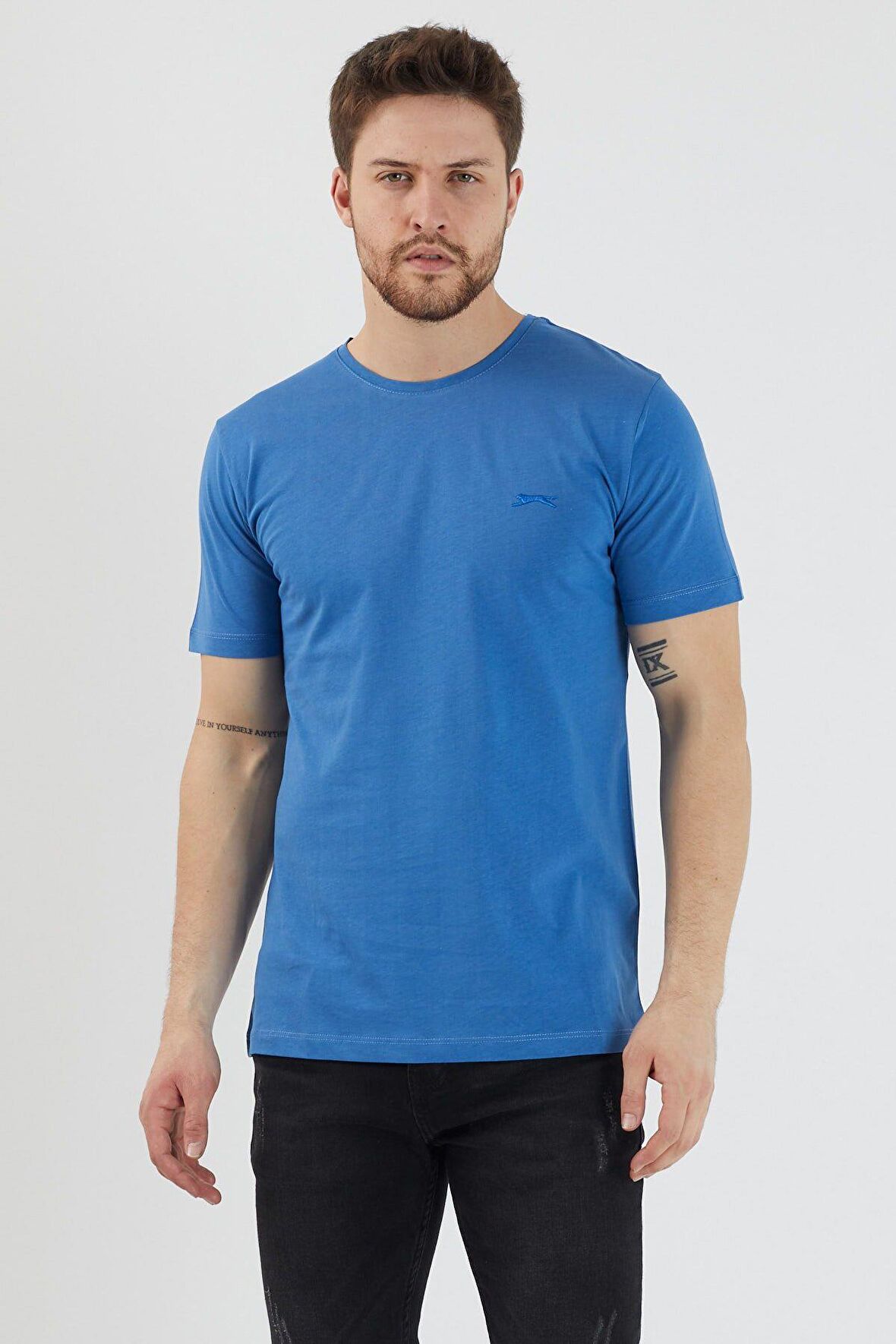 Slazenger SANDER I Erkek T-Shirt Indigo