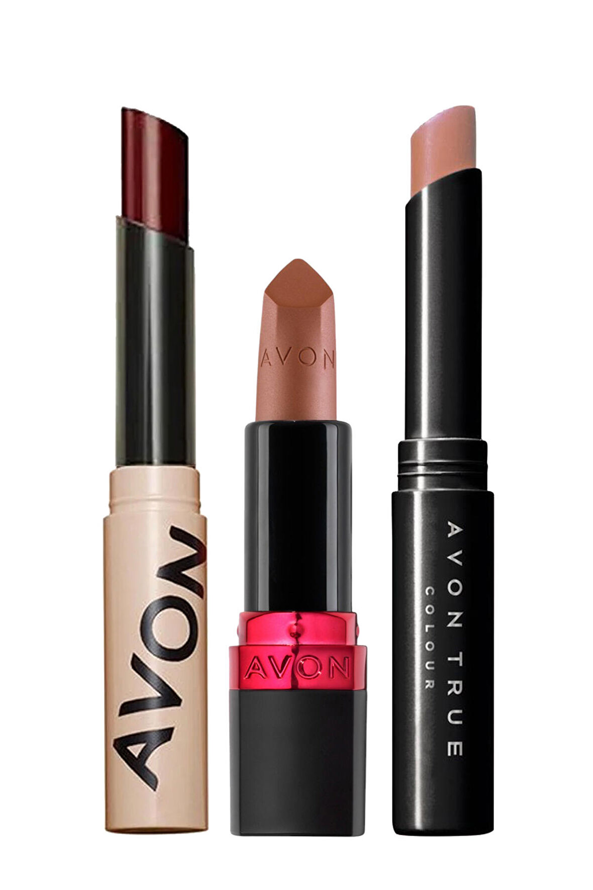 Avon Plum Tinted Balm ve Ultra Beauty Cappucino, Marvellous Mocha Ruj Paketi