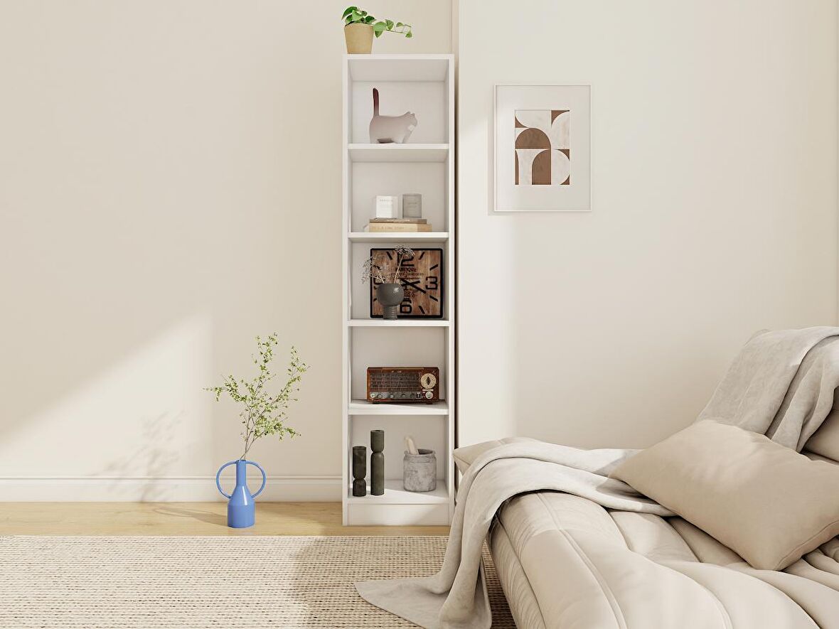 Masif Market 5 Bölmeli Kitaplık