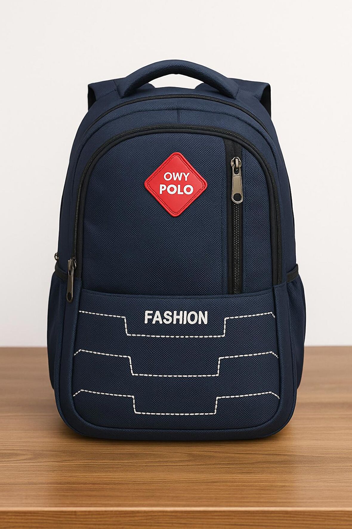  OWYON POLO FASHİON OKUL SIRT ÇANTASI (YENİ SEZON)-LACİVERT