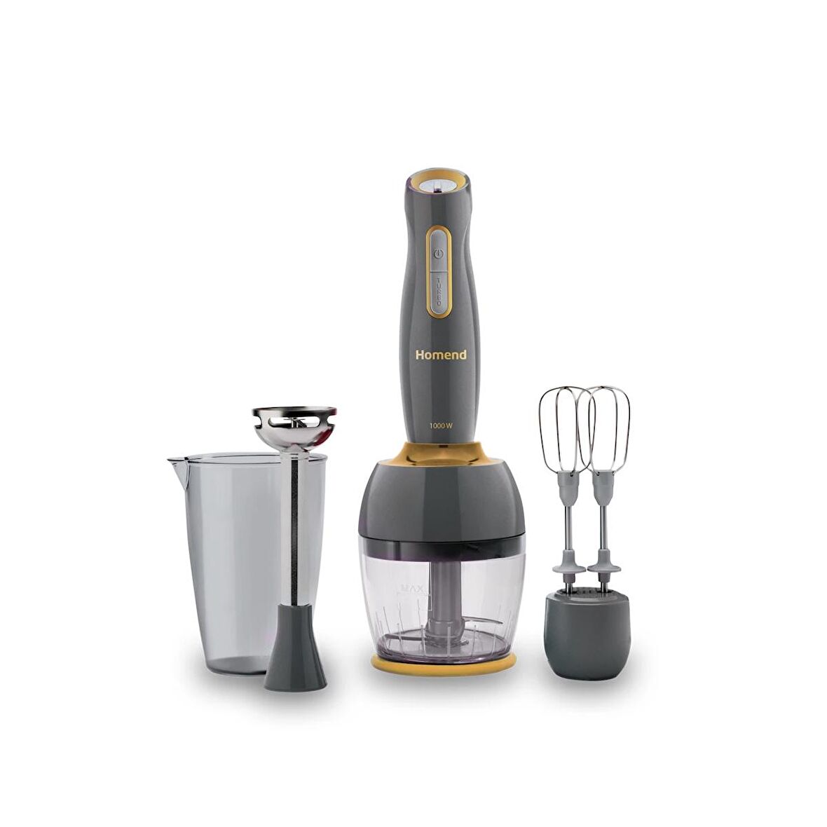 Handmaid 1962H Blender Set Antrasit Gold