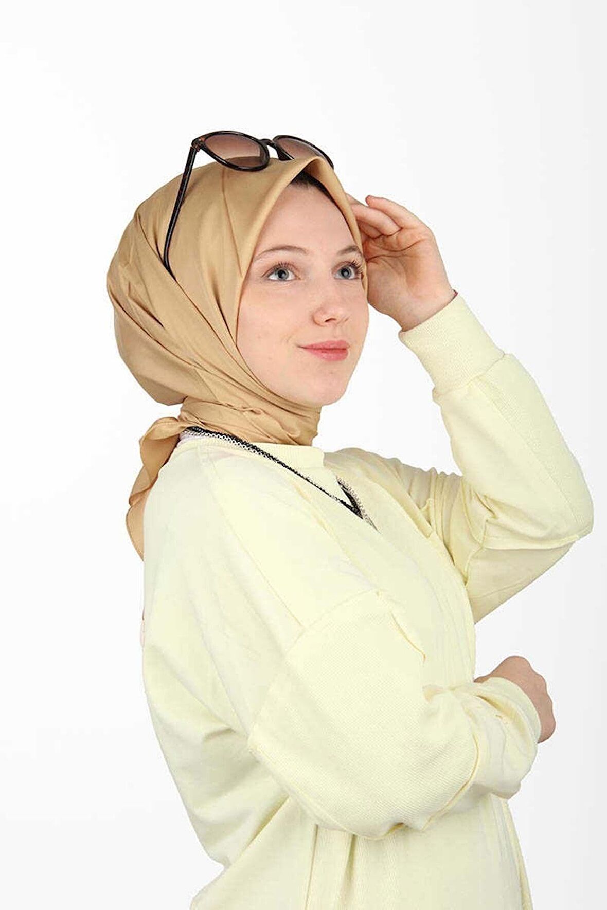 Aker Eşarp Mor Kadın Düz Polyester Eşarp
