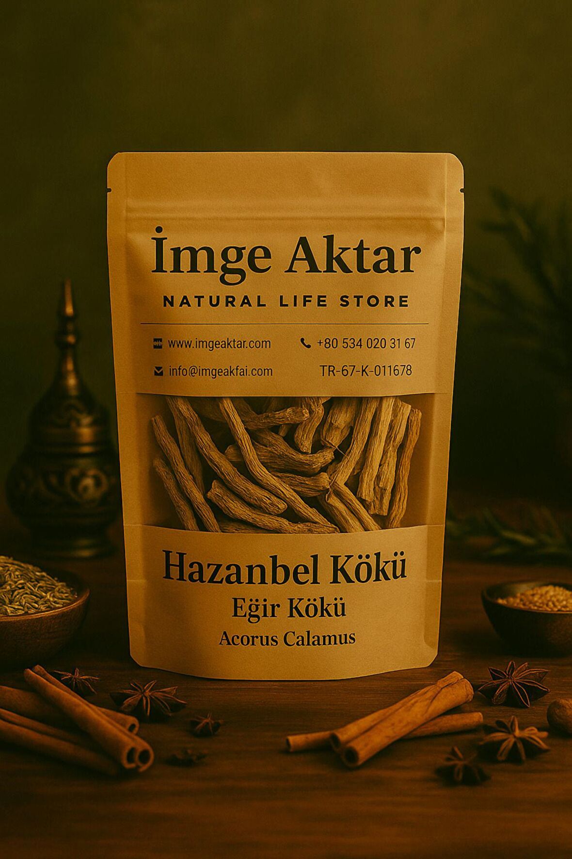 Hazanbel Kökü-eğir Kökü 50g