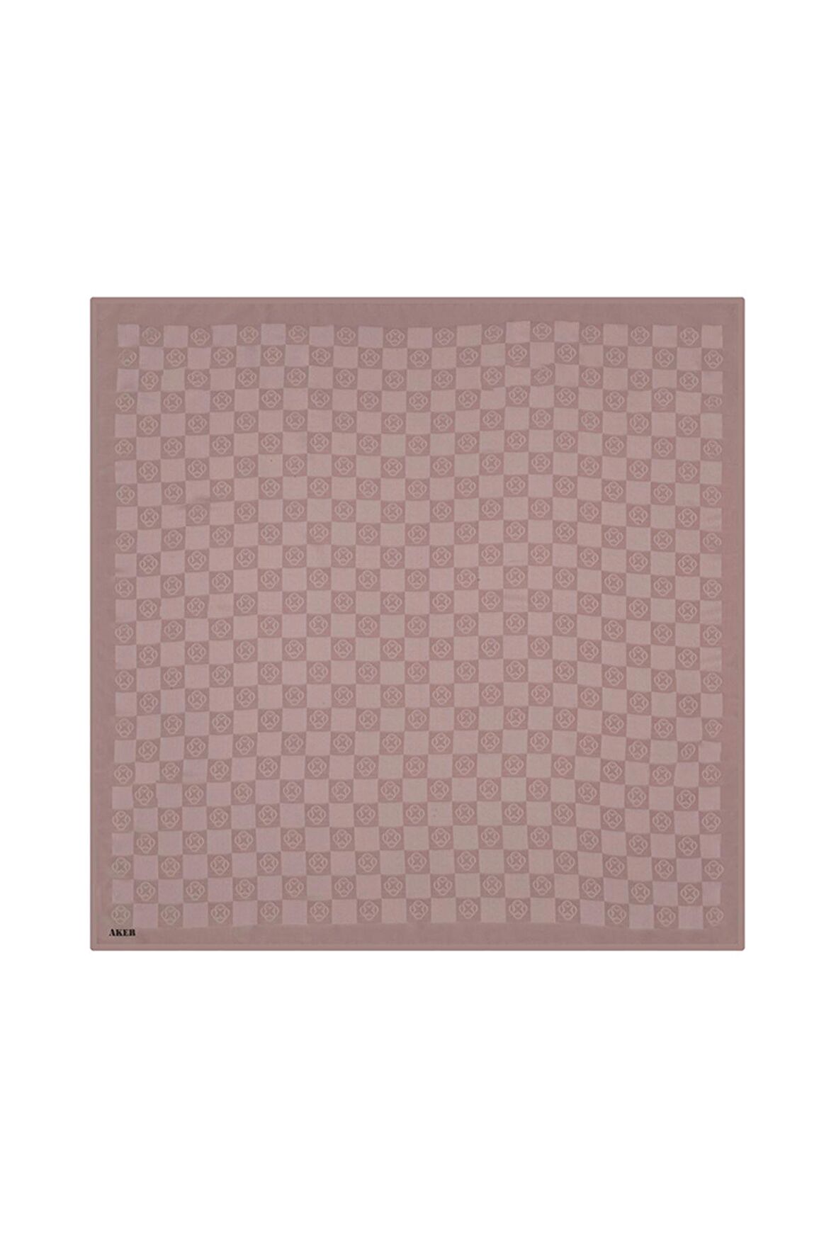 Aker Dama Monogram Eşarp- Pudra- 1070600-991
