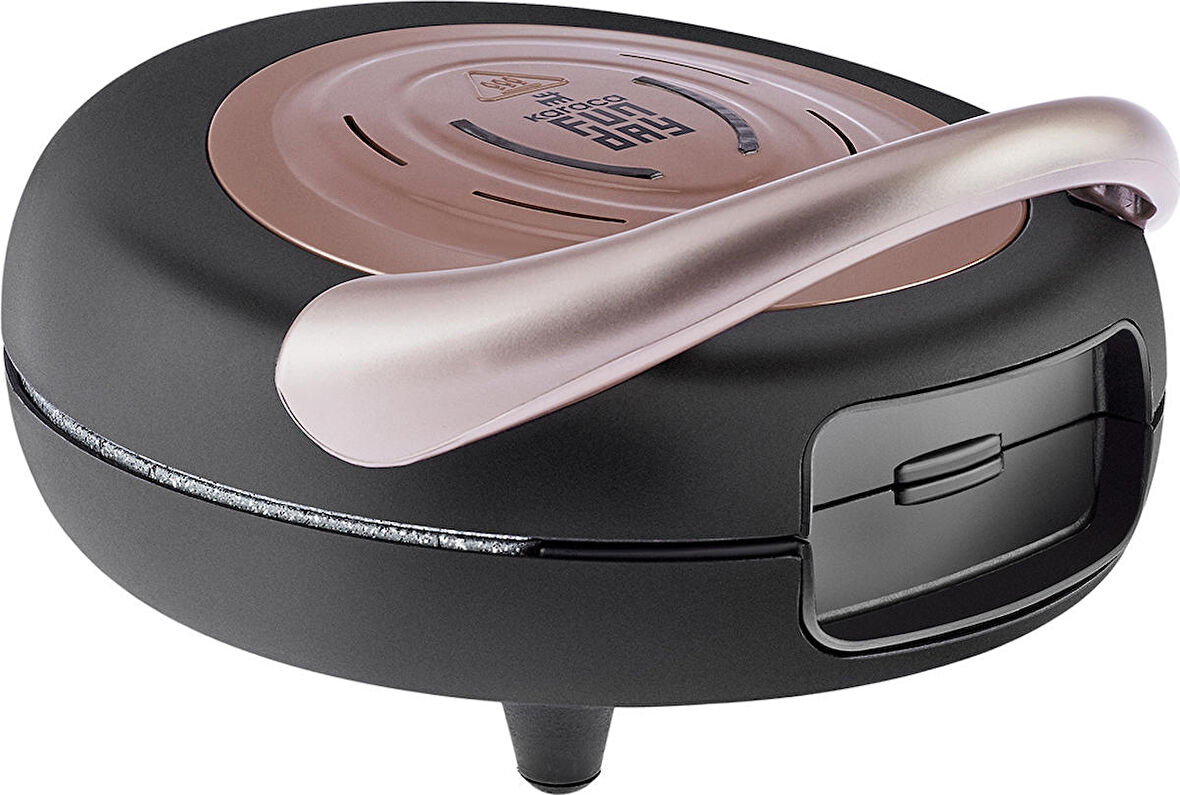 Karaca Funday Rosegold Çıkarılabilir Plakalı Waffle Makinesi 1000w