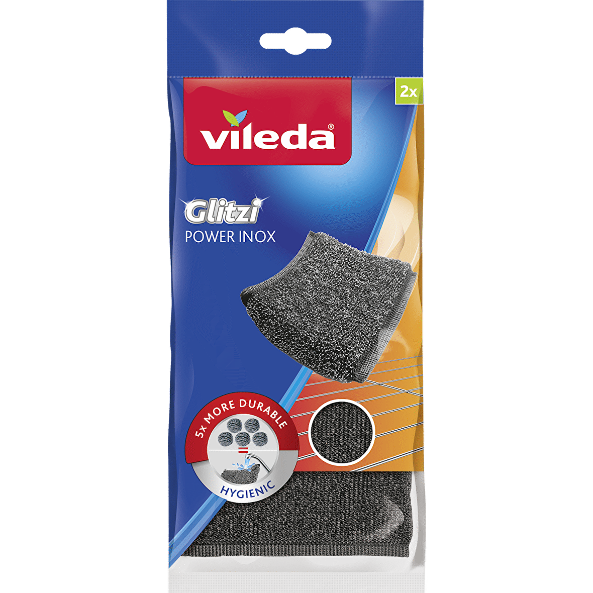 Vileda Glitzi Power Inox Pad 2 li