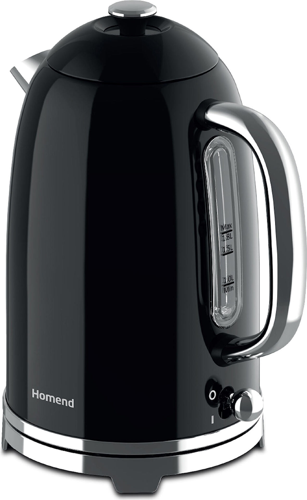 Homend Vintage Heatrow 1627H Kettle Su Isıtıcısı Siyah