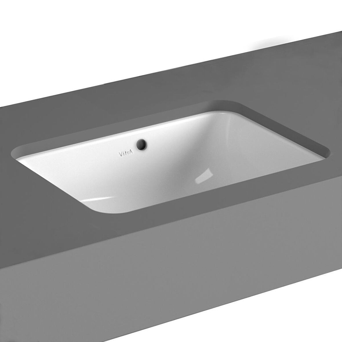 VitrA S20 5474B003-0618 Tezgah Altı Lavabo, 43 cm, Beyaz