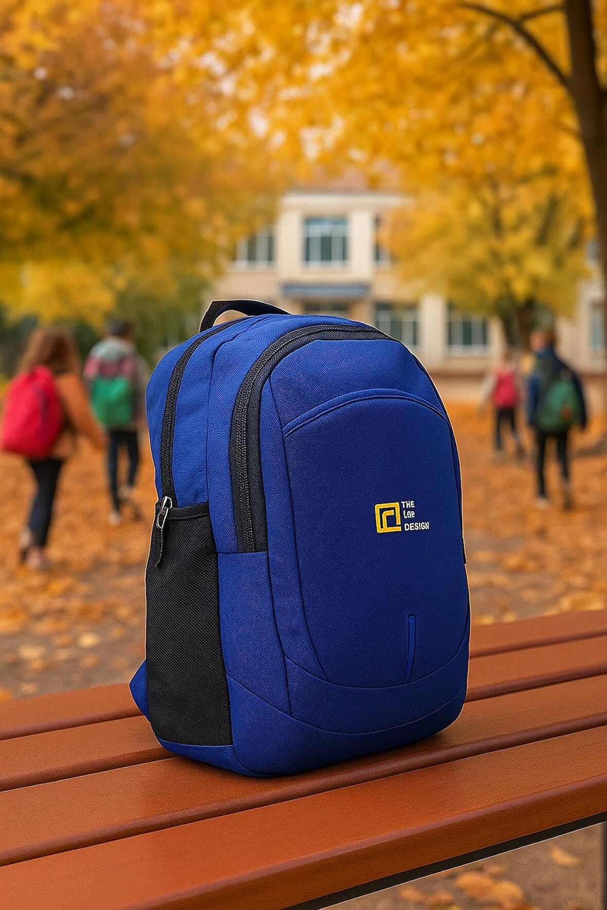 LOOP DESİGN OKUL SIRT ÇANTASI-LAPTOP SIRT ÇANTASI (YENİ SEZON)-LACİVERT