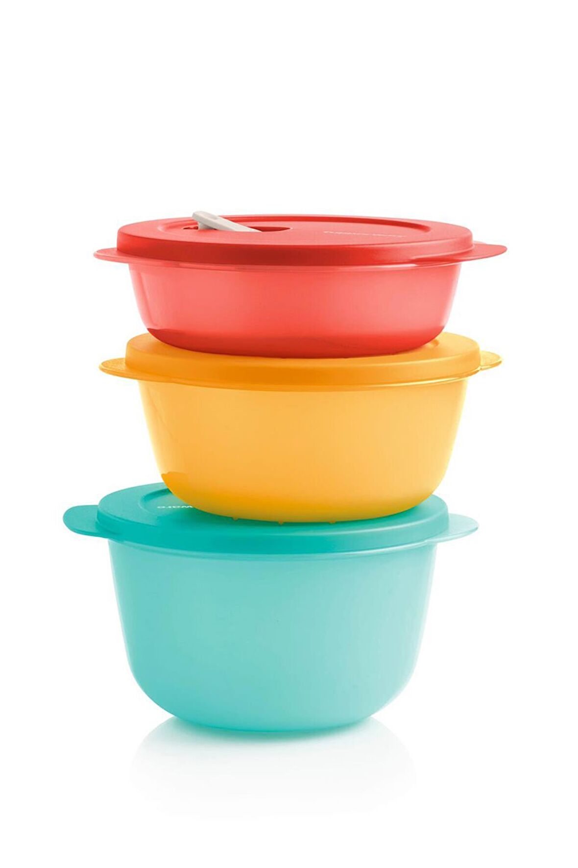 Micro Oval Serisi Buzdolabı Saklama ve Mikrodalga Isıtma Kabı 3'lü Set MTK