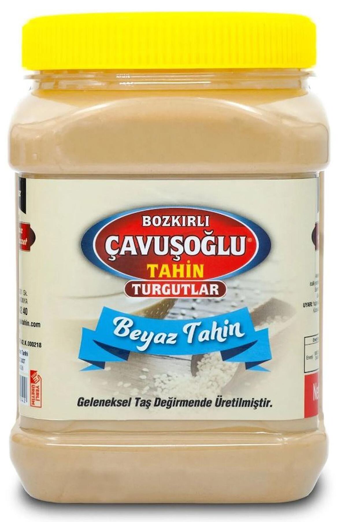 Beyaz Tek Kavrulmuş Tahin 930g