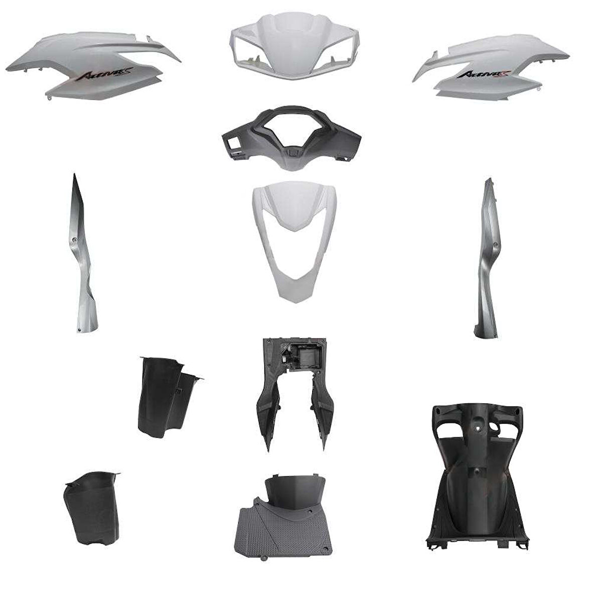 Honda Activa S 125 Grenaj Seti Beyaz