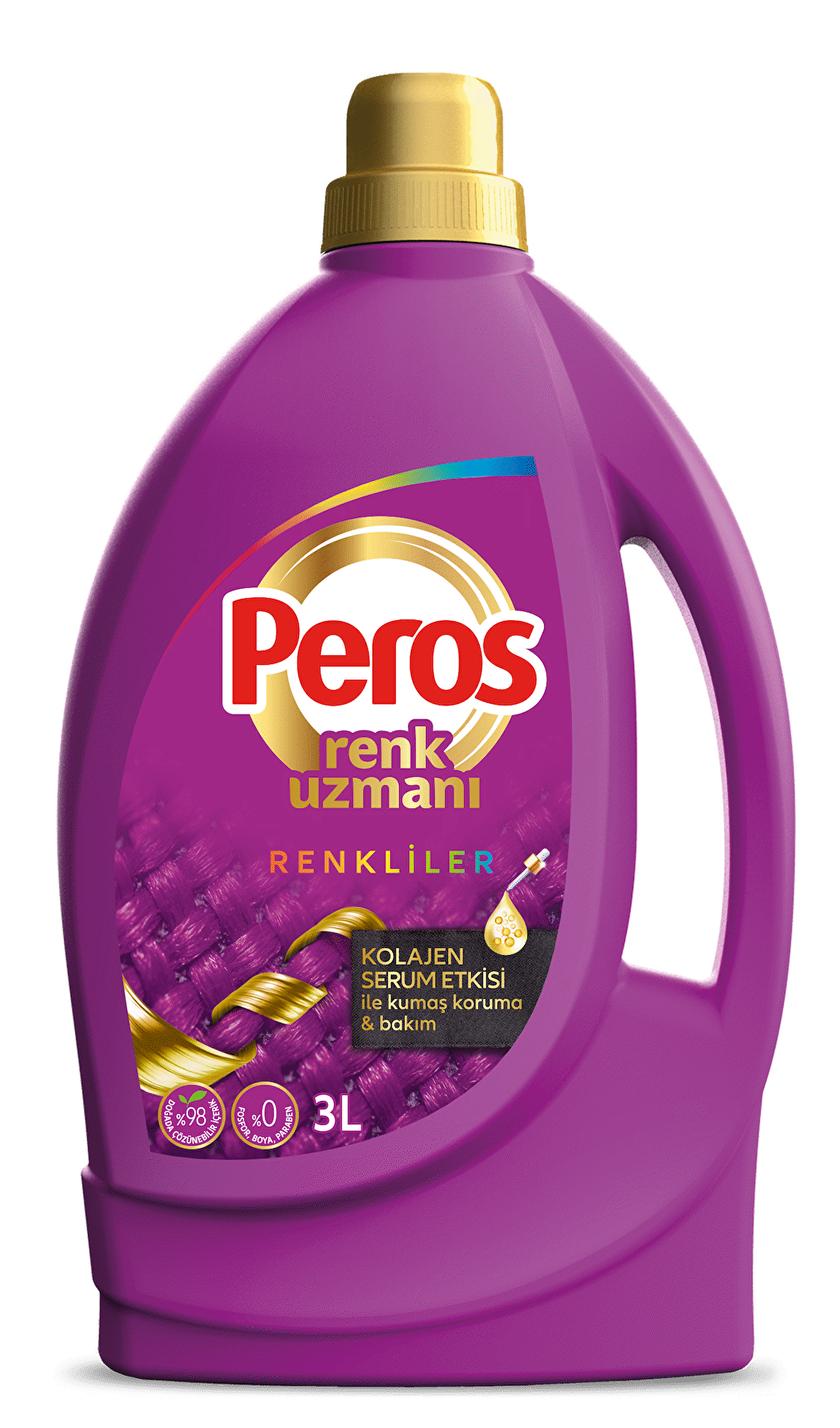 Peros Renk Uzmanı Kolajen Serum Etkisi Renkliler Sıvı Deterjan 3 lt