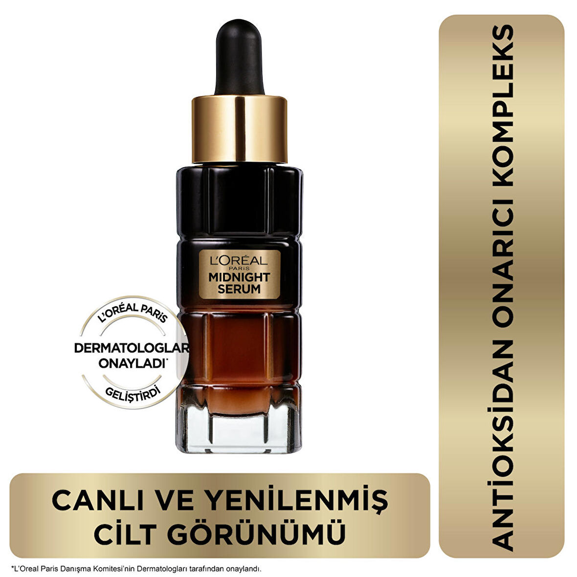 L'Oréal Paris Midnight Serum Cilt Yenileme & Cilt Görünümü Canlandırma Etkili - 30 ml