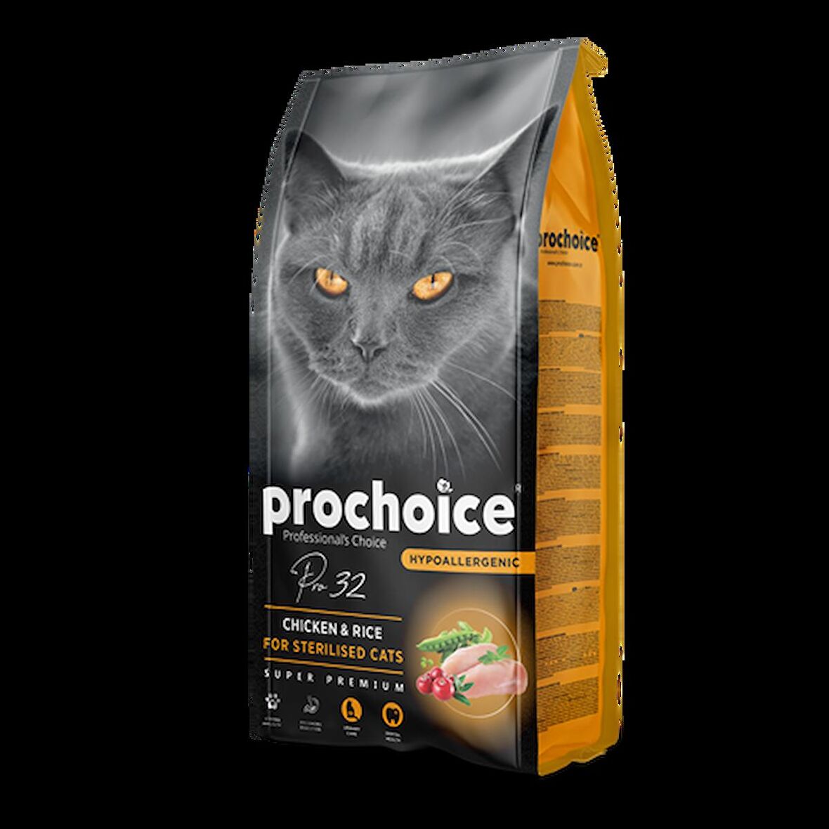 Prochoice Kısırlaştırılmış Tavuklu Pirinçli Yetişkin Kedi Maması 15 Kg