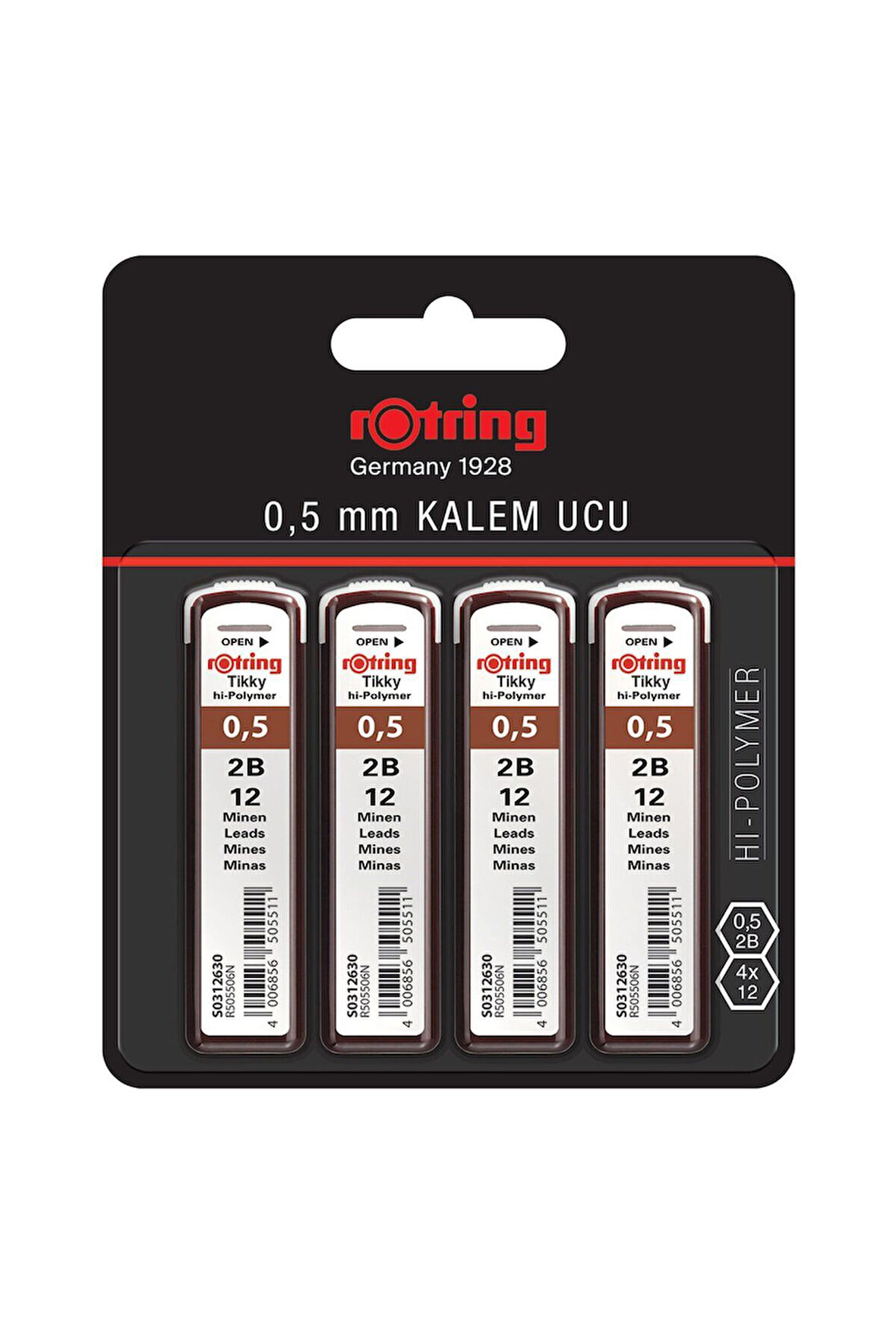 Tikky 0,5 2b Hı-Polymer Kalem Uç (4 Adet)