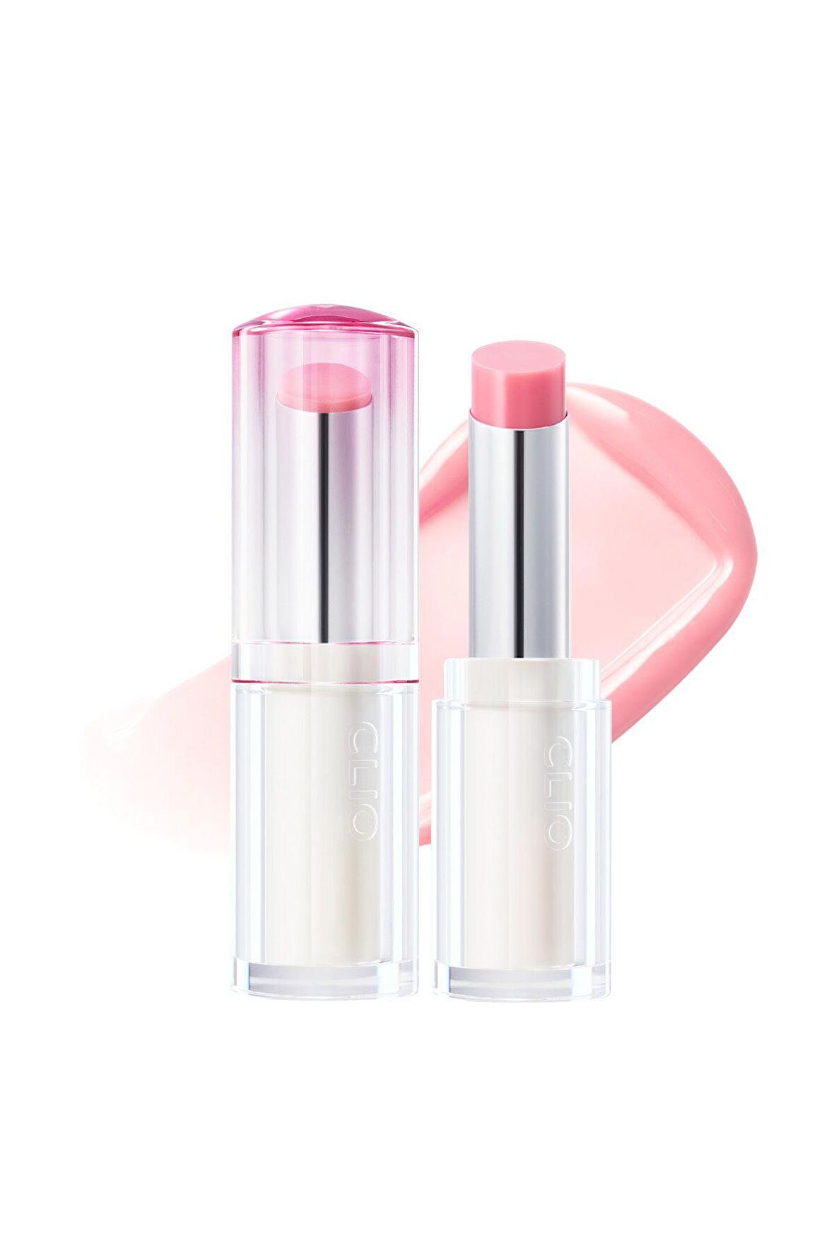 Yoğun Pigmentli ve Işıltılı Dudak Balmı Clio Crystal Glam Balm (01 Honey Peach)