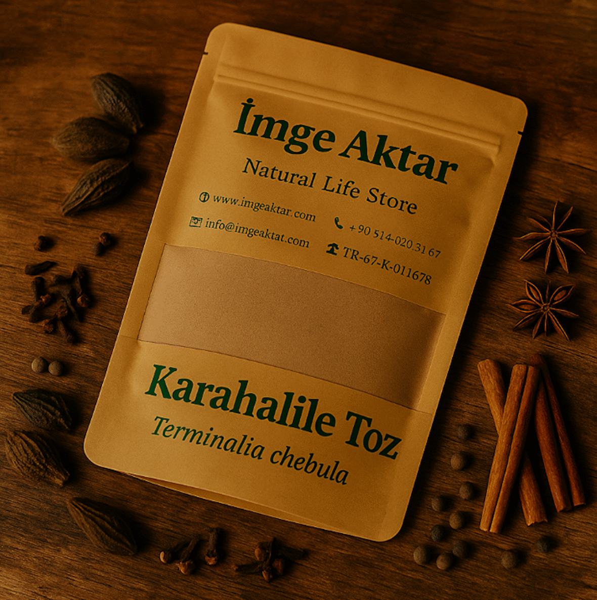 Karahalile Toz 100g