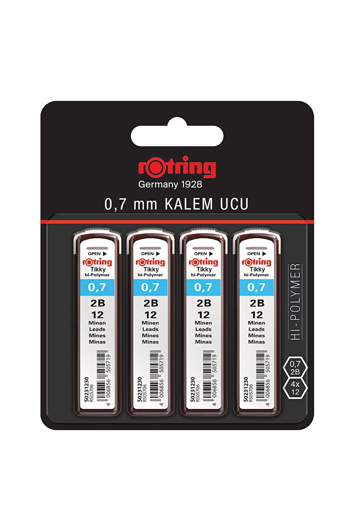 Tikky 0,7 2b Hı-polymer Kalem Uç (4 ADET)
