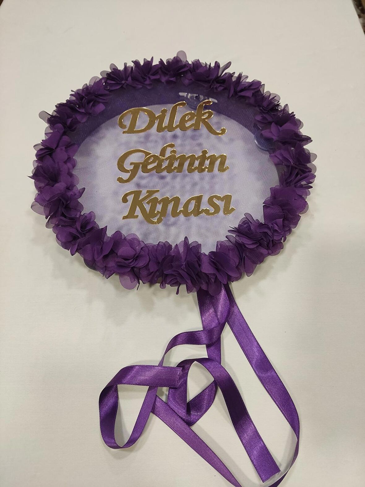  İsme Özel Lazer Güllü Pleksi Süslü Deri Tef Kına Gecesi Gelin Tefi 30 cm Vurmalı Çalgı Müzik Aleti