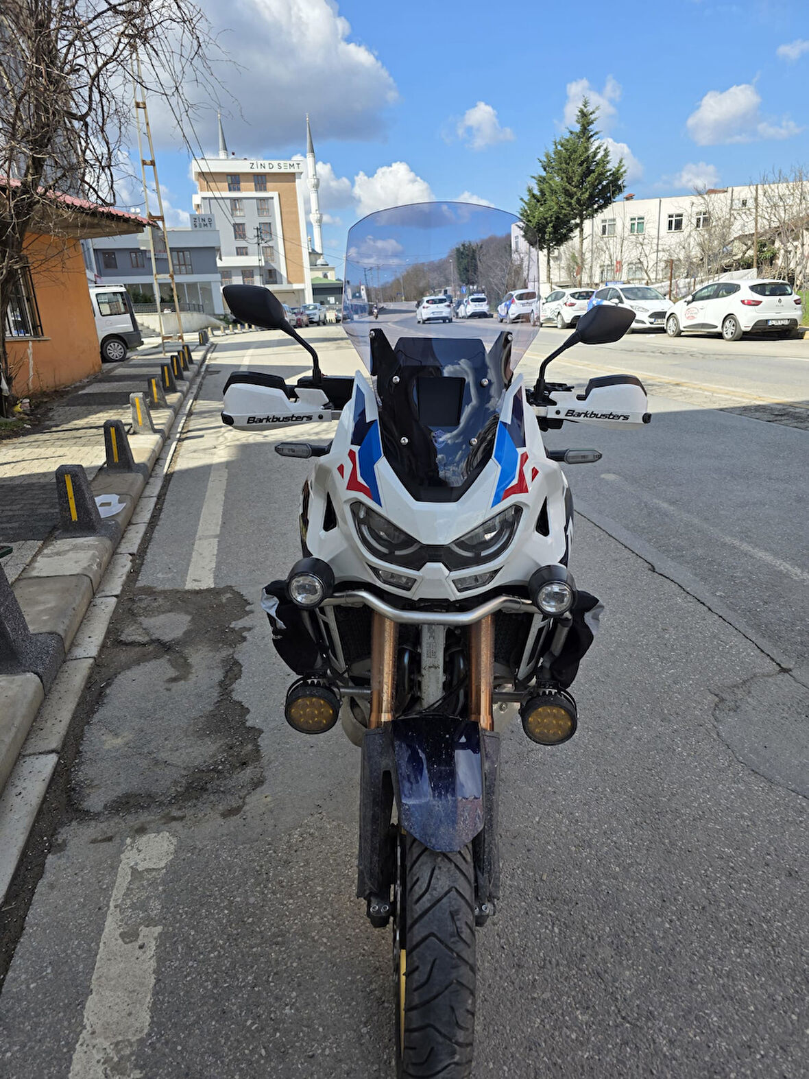 MOTOCAM Honda Africa twin CRF 1100 L4 Siperlik Ön Cam 2023-2025 Model 54cm Açıkfüme Renkli 4mm UZUN VE GENİŞ