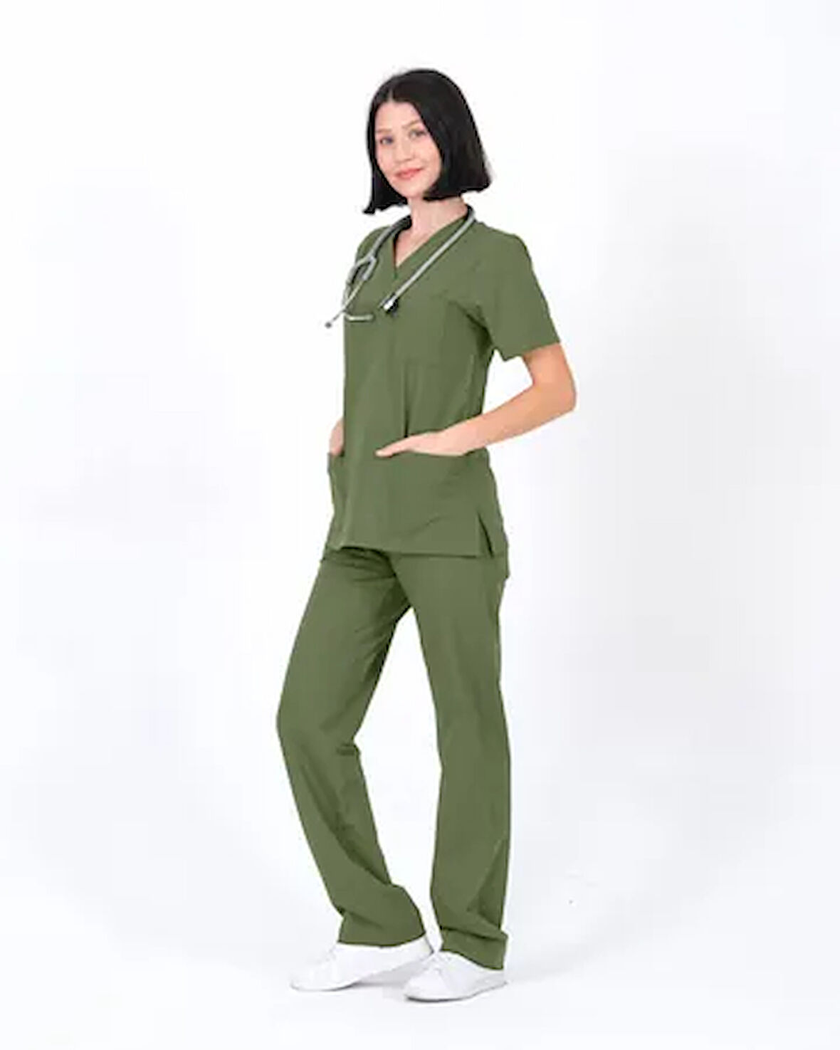 YEŞİL HEMŞİRE TAKIMI UNİSEX