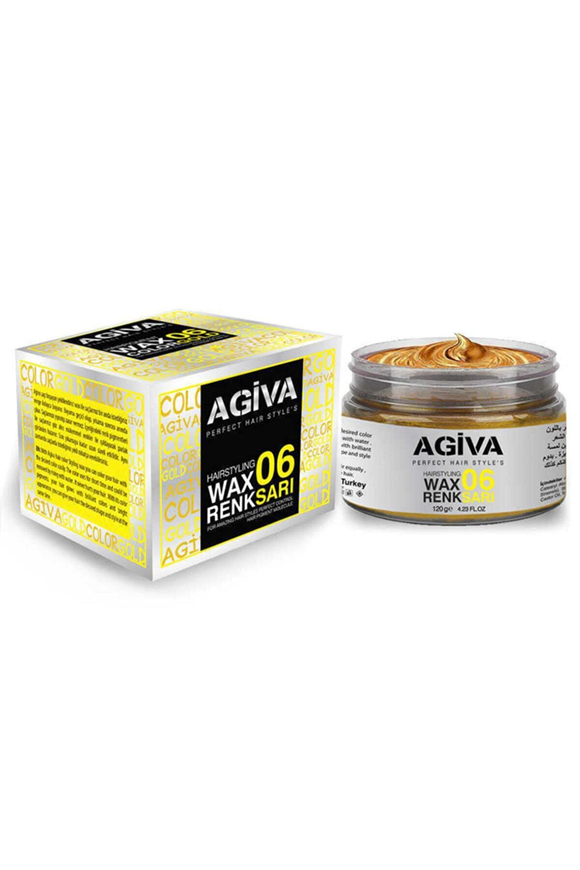 Agiva Hairstyling Wax 06 Sarı - 120 gr