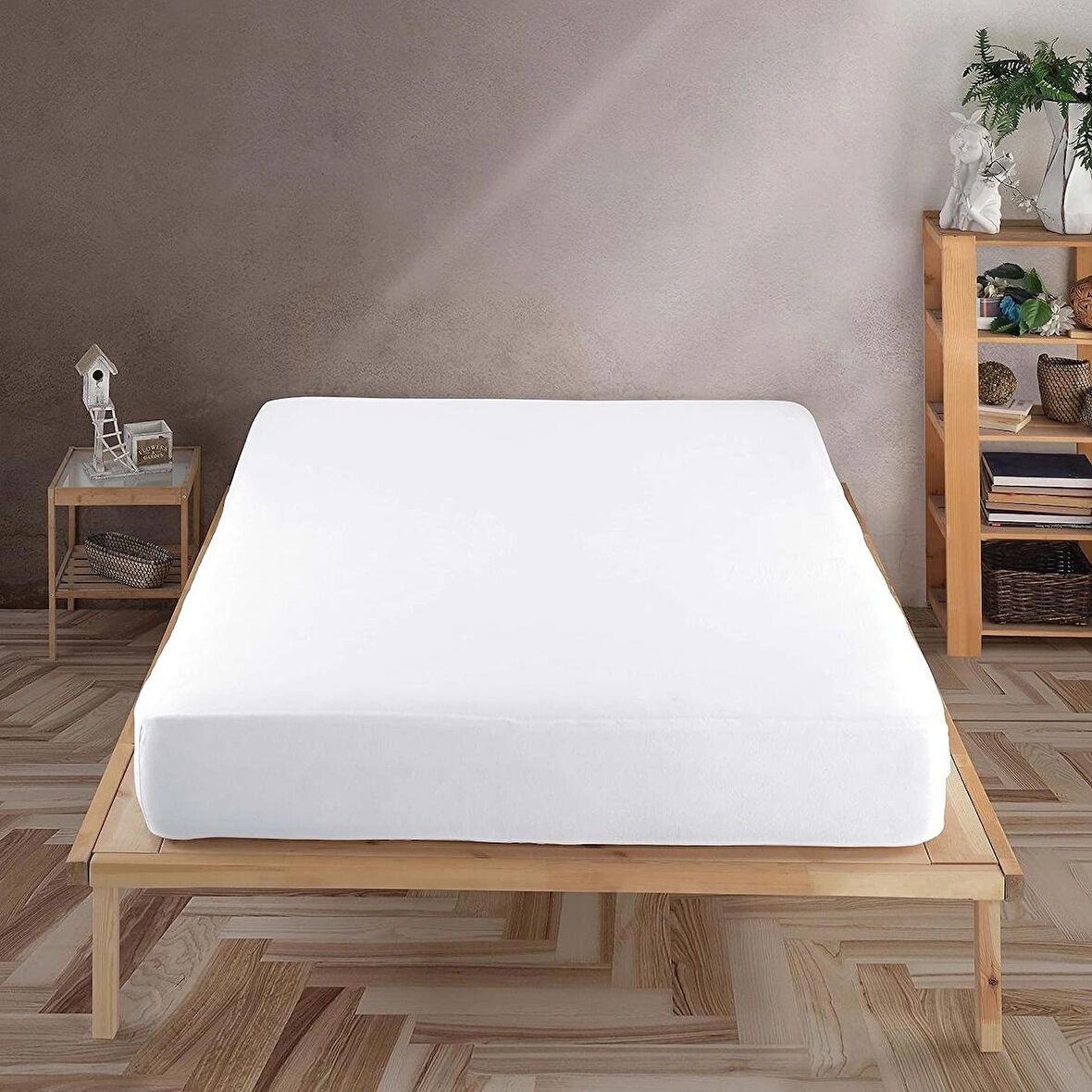 % 100 Pamuklu penye lastikli yatak çarşafı 140x200 cm  tek kişilik çift kişilik