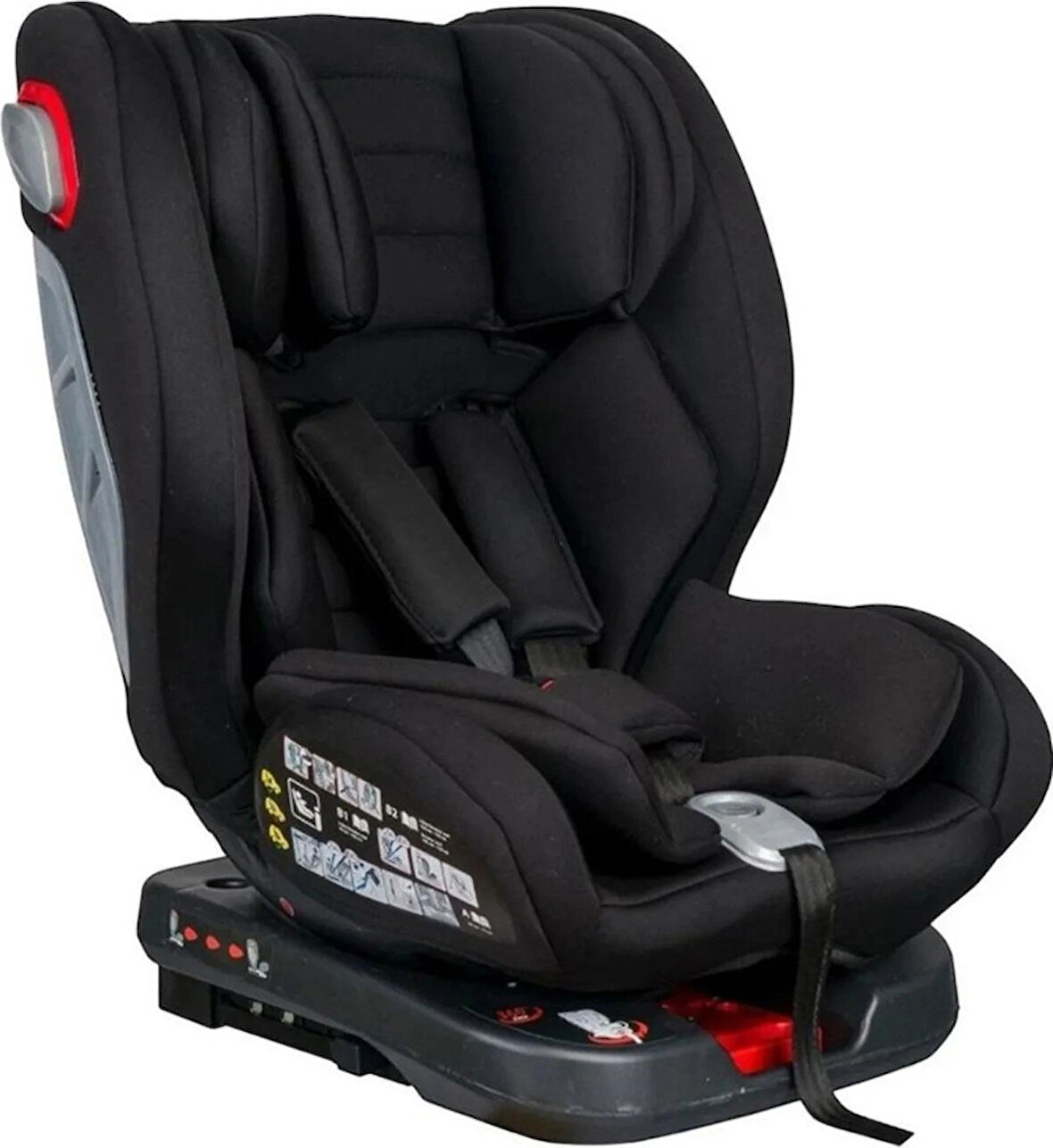 Airmax 0-36 Kg 360 ° Dönebilen Isofix'li Oto Koltuğu Siyah