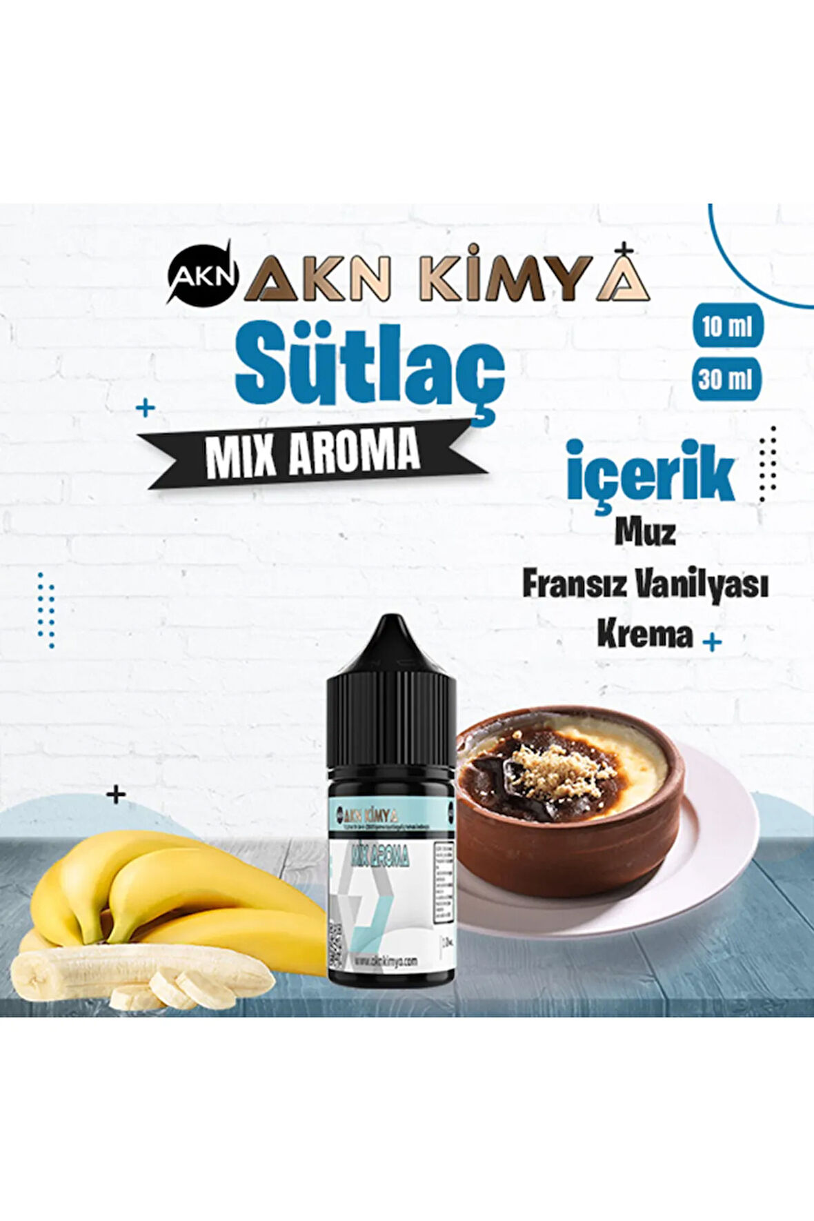 Sütlaç Mix Aroma Gıda Aroması 10 ml