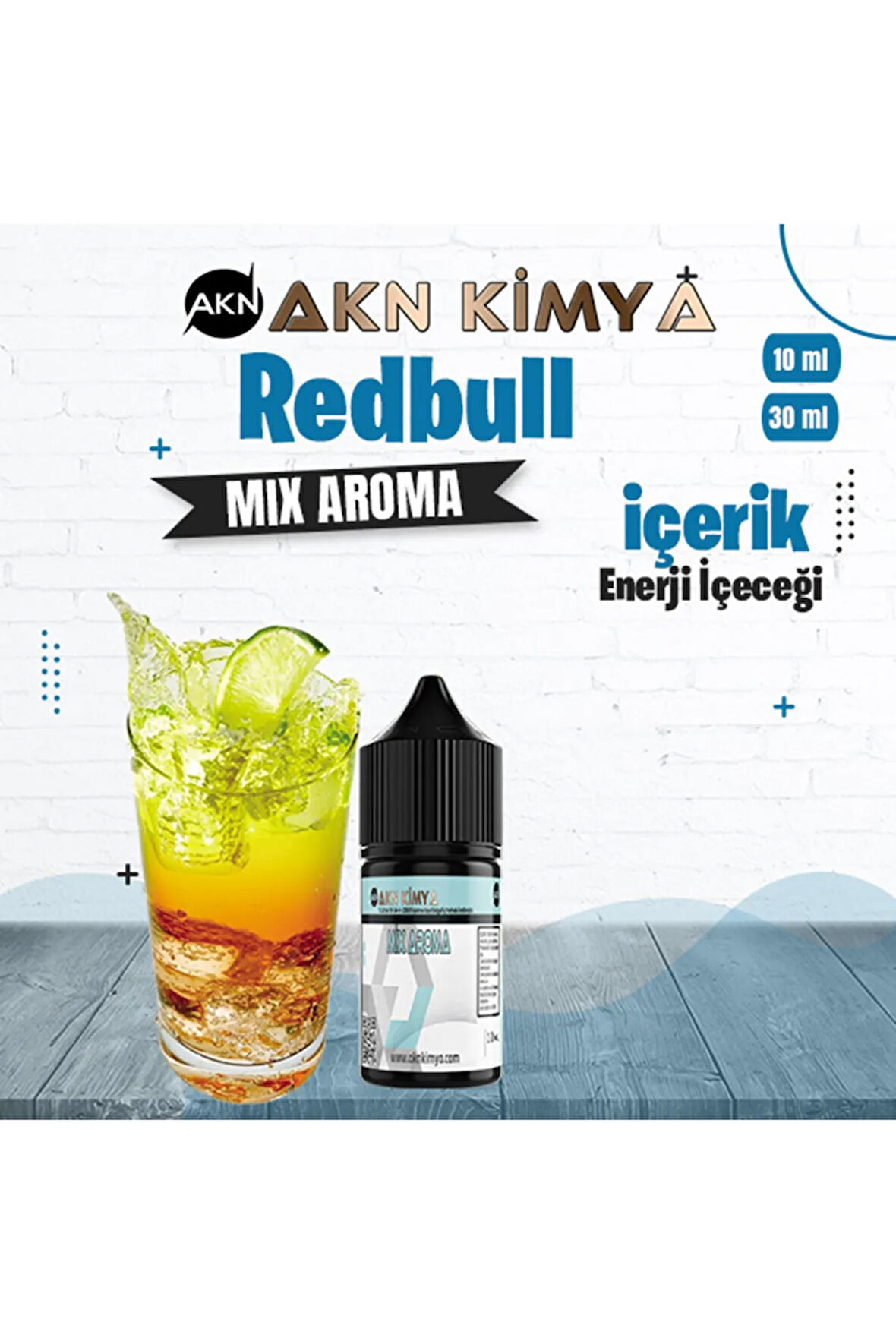 Redbull Mix Aroma Enerji İçeceği Gıda Aroması 10 ml