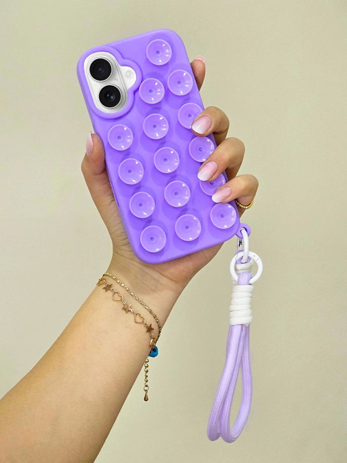 Iphone 16 Uyumlu Vantuzlu (VAKUMLU) Silikon Telefon Kılıfı