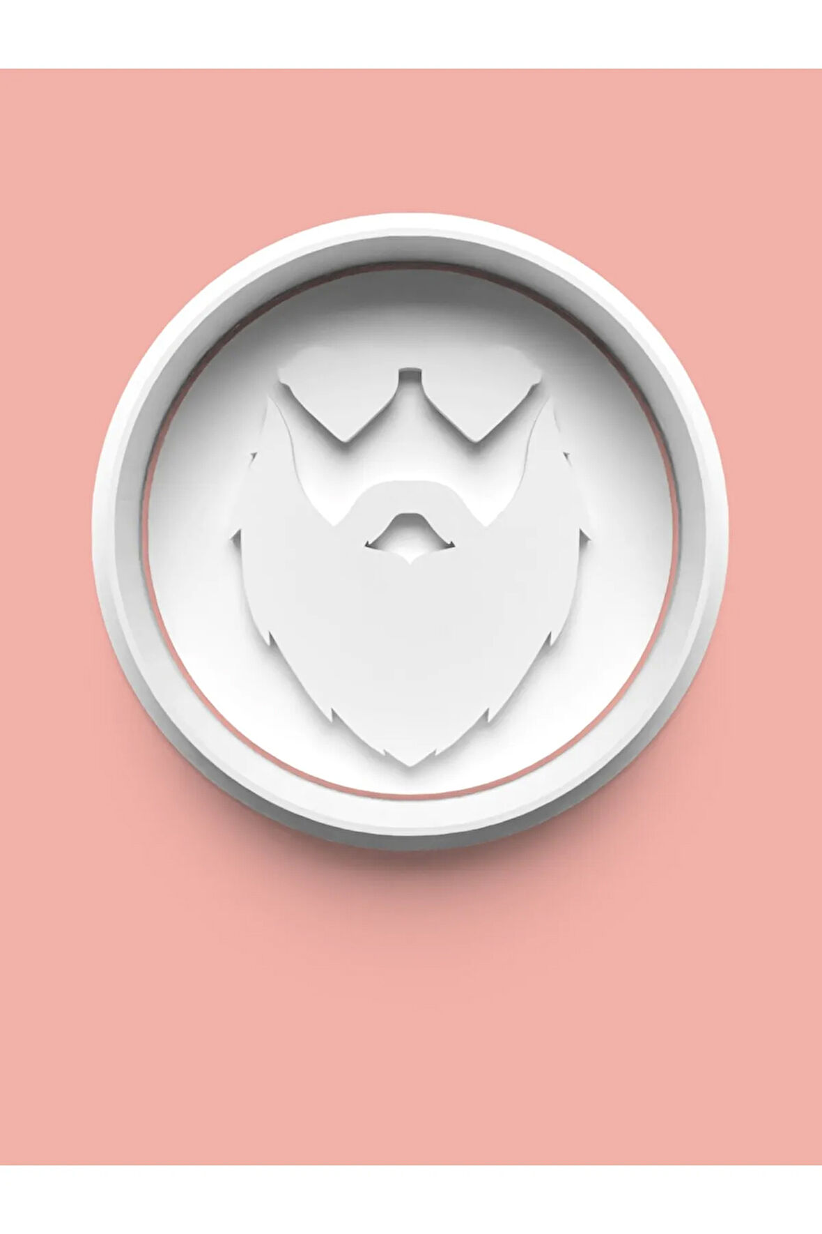 Sakallı Adam Figürü Kurabiye Kalıbı Ve Şeker Hamuru Kalıbı