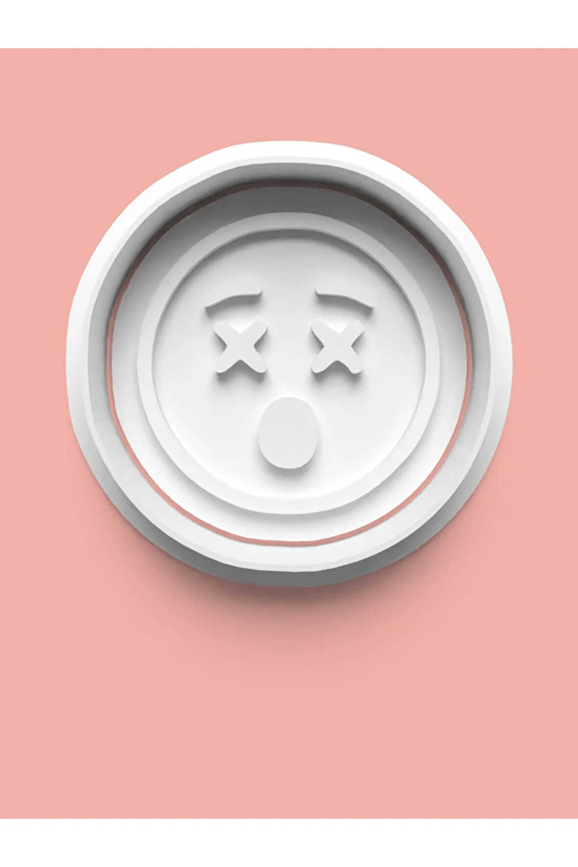 Emoji Surat İfadesi Kurabiye Kalıbı Ve Şeker Hamuru Kalıbı