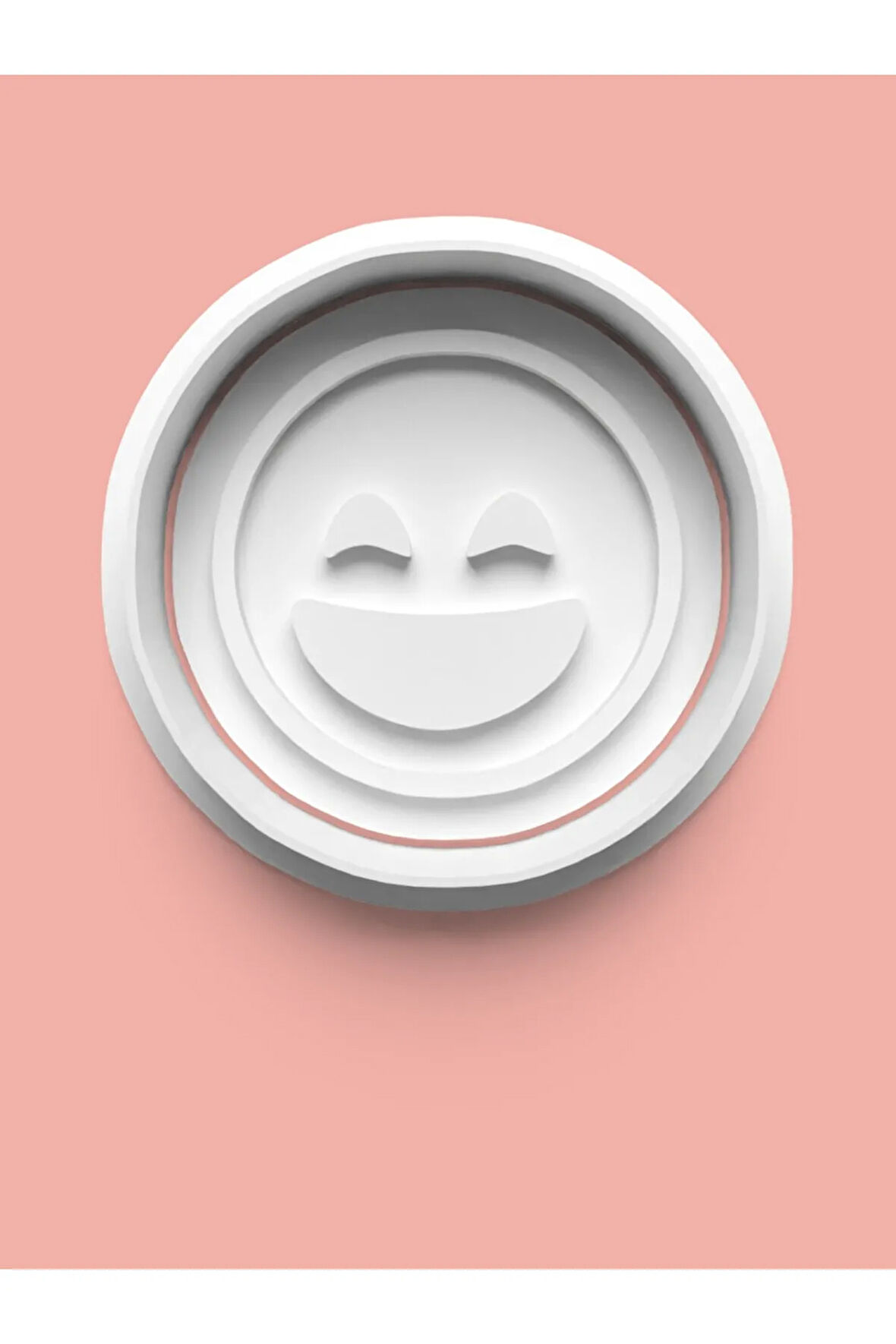 Emoji Surat İfadesi Kurabiye Kalıbı Ve Şeker Hamuru Kalıbı