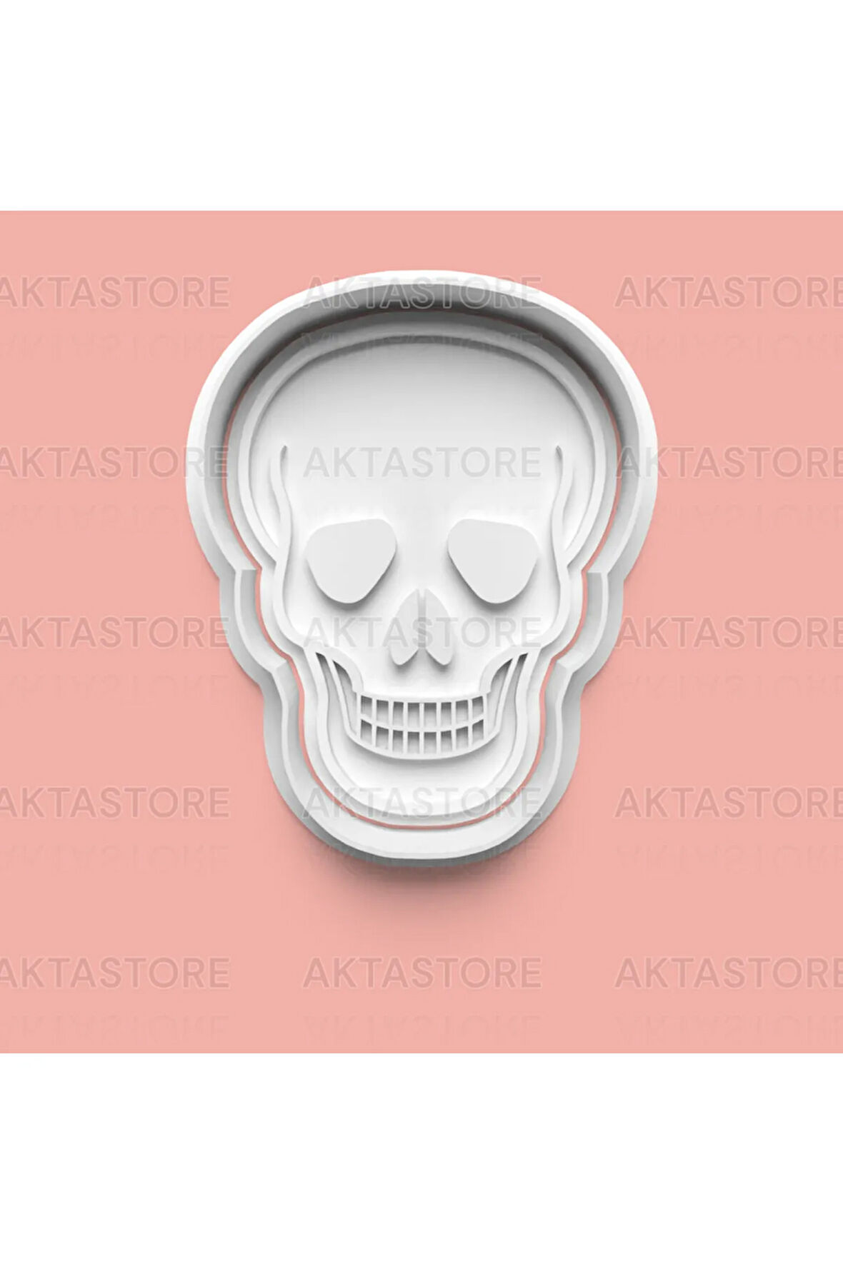 Kuru Kafa Figürü Kurabiye Kalıbı Ve Şeker Hamuru Kalıbı