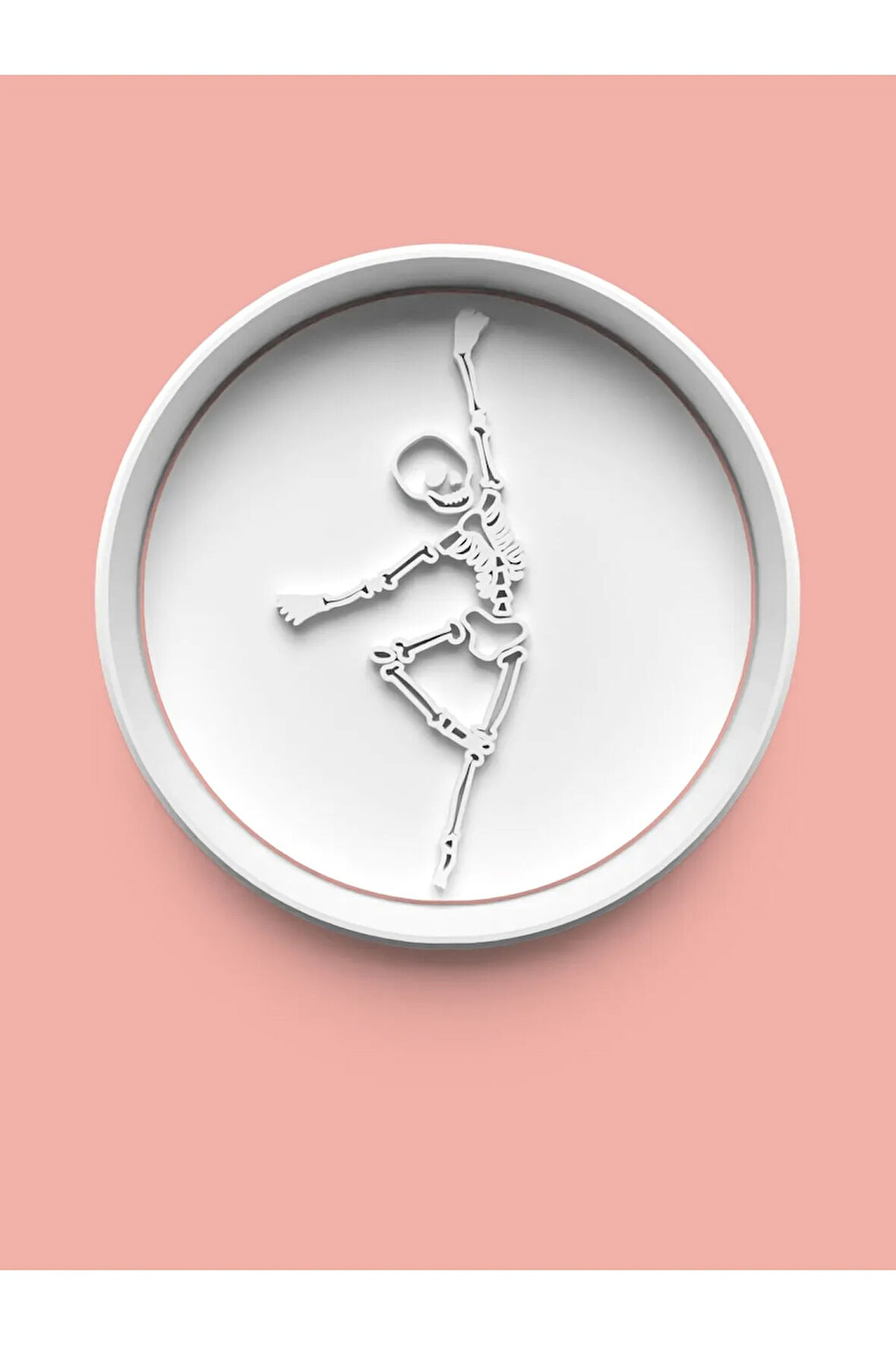 İskelet Figürü Kurabiye Kalıbı Ve Şeker Hamuru Kalıbı