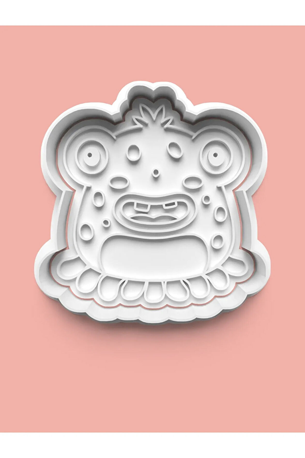 Canavar Figürü Kurabiye Kalıbı Ve Şeker Hamuru Kalıbı