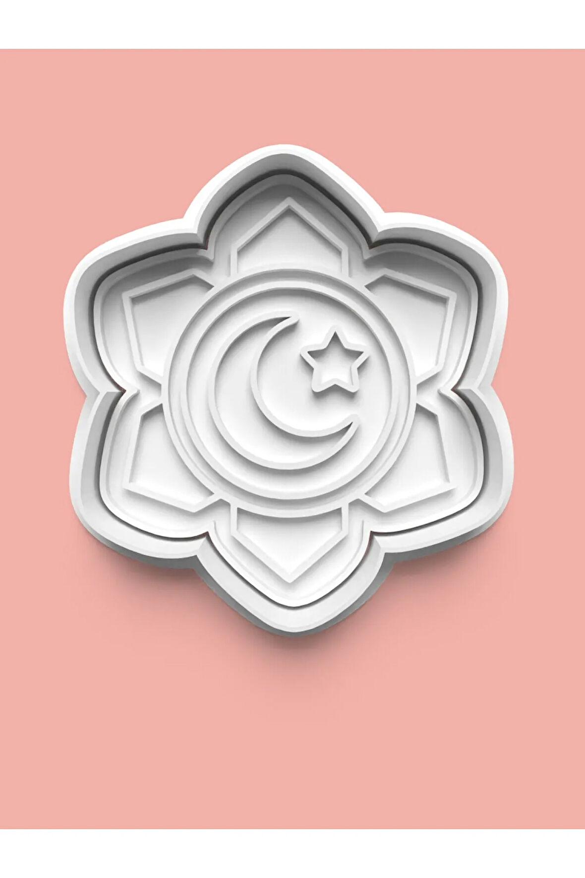 Ay Yıldız Temalı Kurabiye Kalıbı Ve Şeker Hamuru Kalıbı