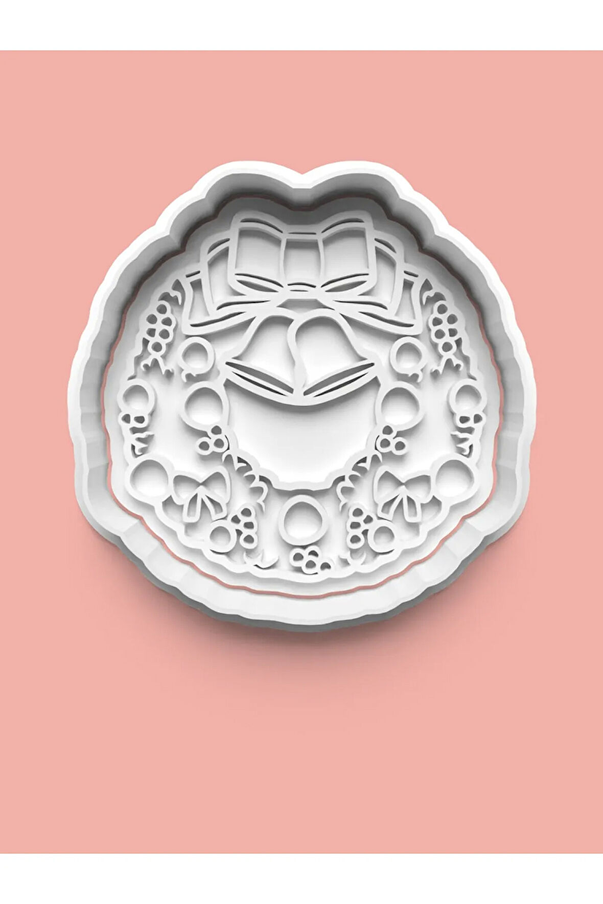 Fiyonk Kurdele Temalı Ziller Figürü Kurabiye Kalıbı Ve Şeker Hamuru Kalıbı