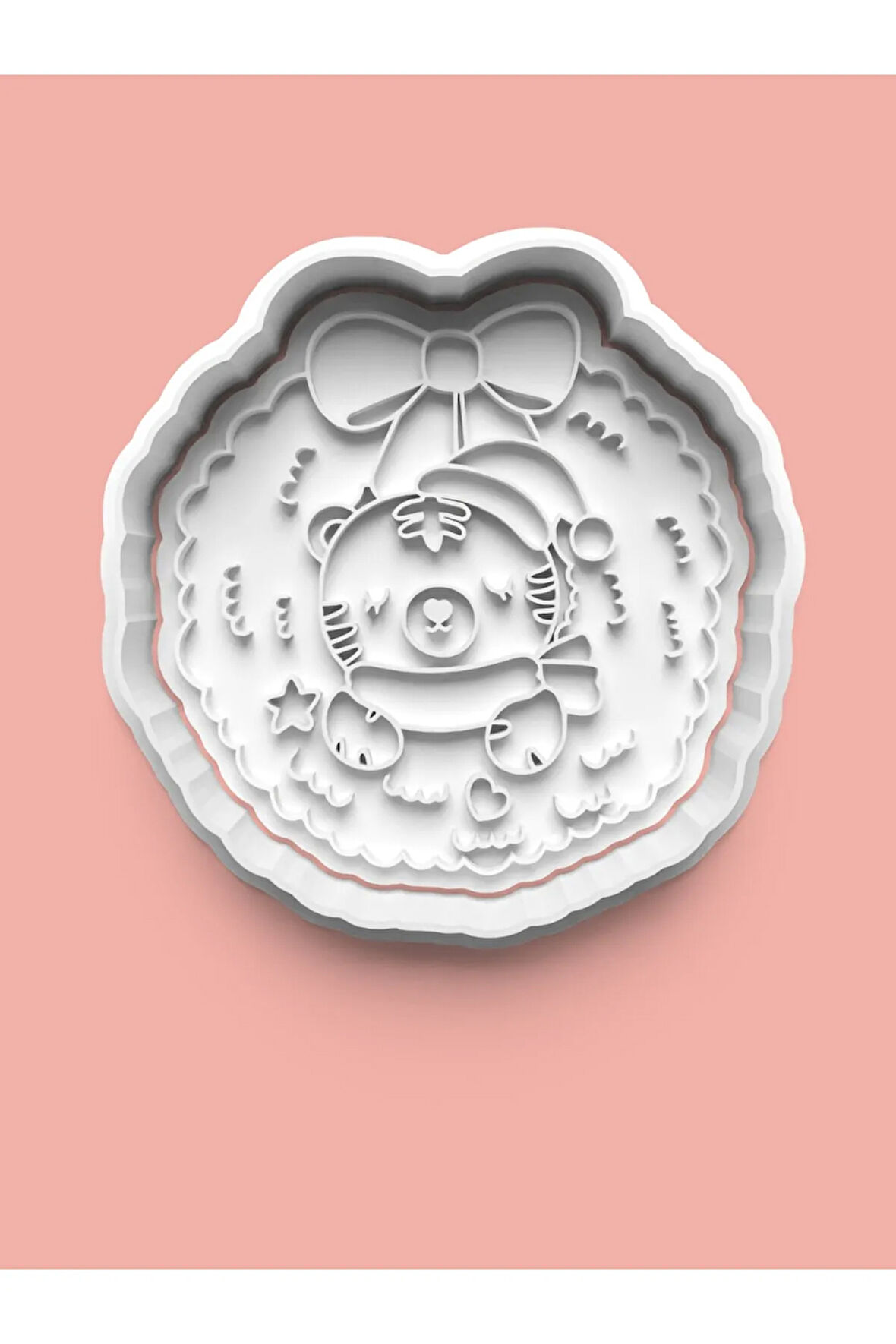 Sevimli Ayıcık Figürü Kurabiye Kalıbı Ve Şeker Hamuru Kalıbı