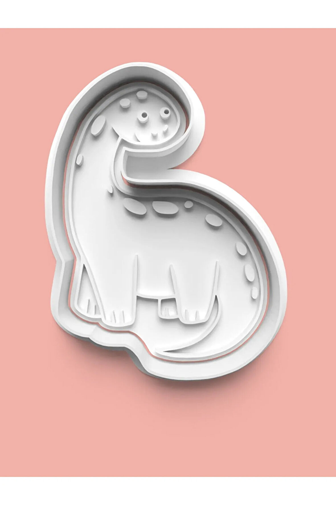 Dinozor Figürü Kurabiye Kalıbı Ve Şeker Hamuru Kalıbı