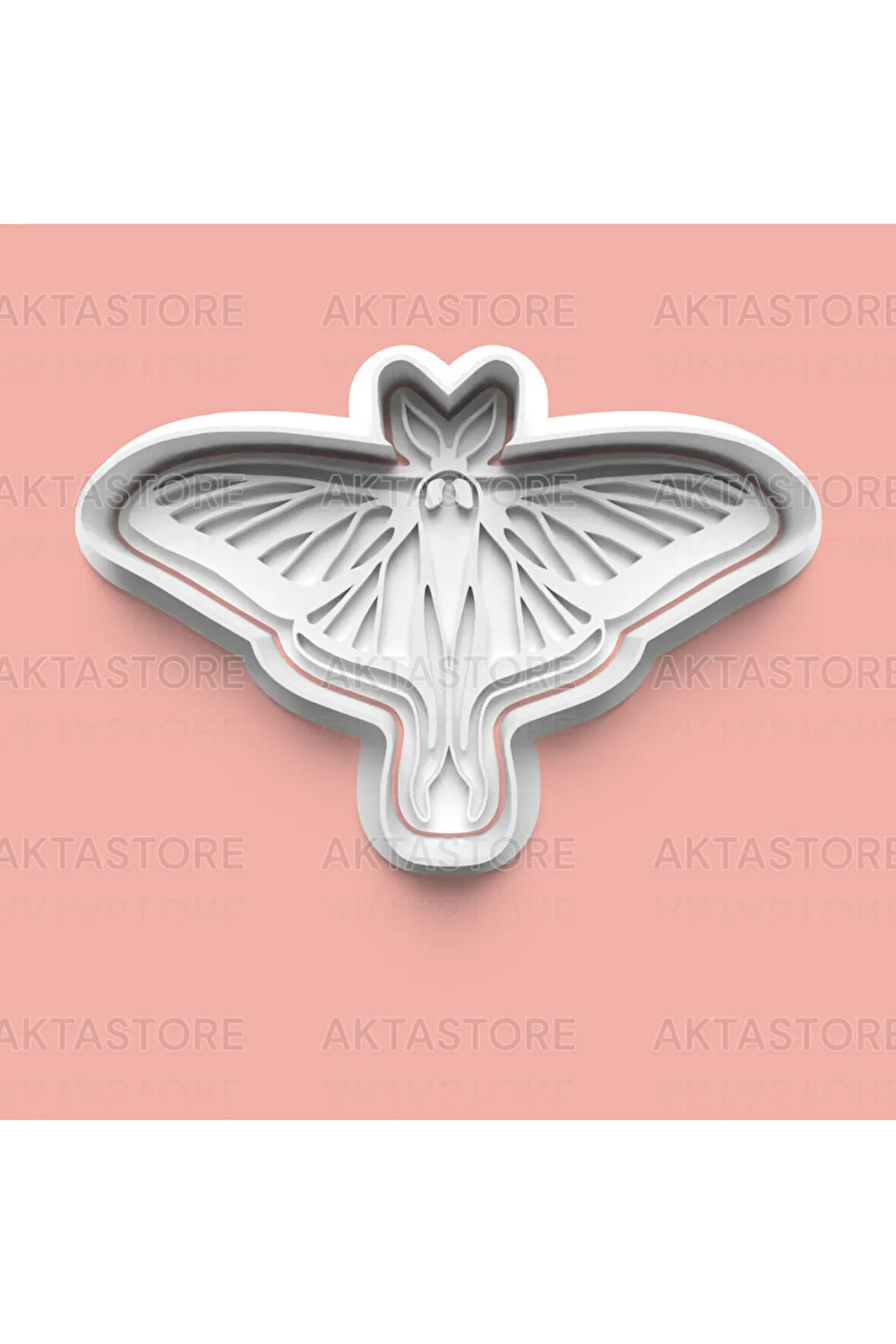 Desenli Kanat Kurabiye Kalıbı Ve Şeker Hamuru Kalıbı