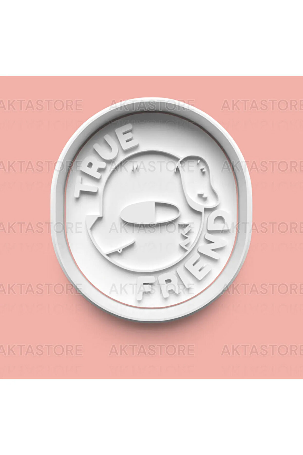 Gerçek Arkadaş - Dost Figürü Kurabiye Kalıbı Ve Şeker Hamuru Kalıbı