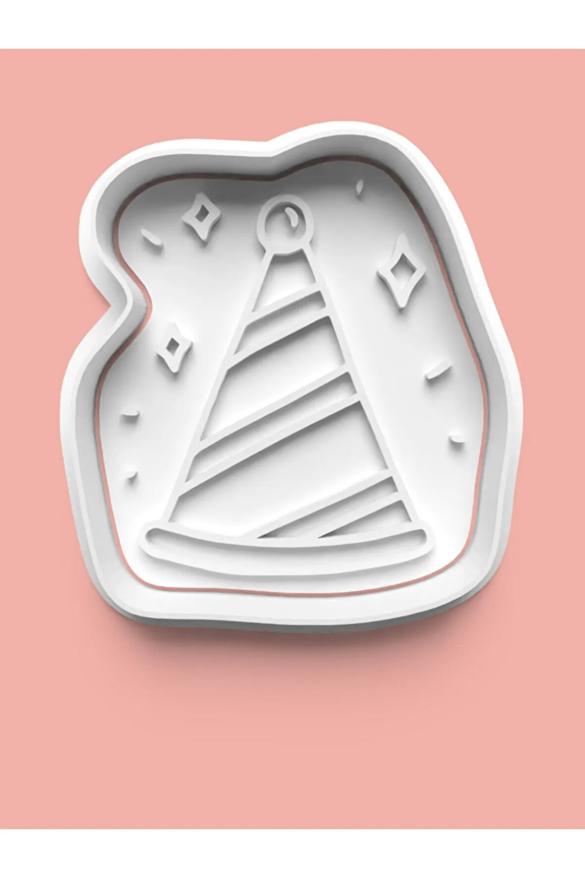 Parti Şapkası Kurabiye Kalıbı Ve Şeker Hamuru Kalıbı