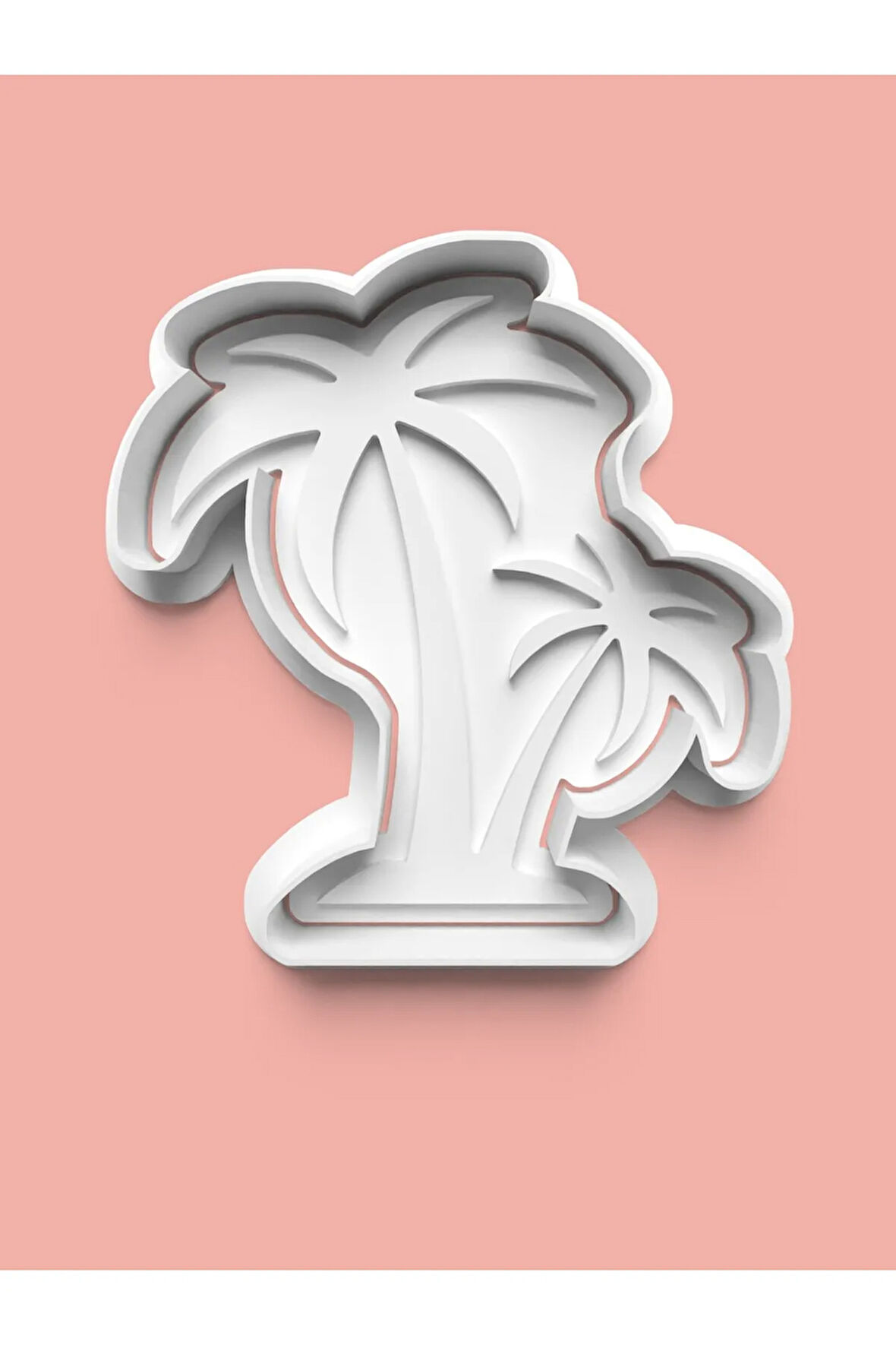 Palmiye Ağacı Figürü Kurabiye Kalıbı Ve Şeker Hamuru Kalıbı