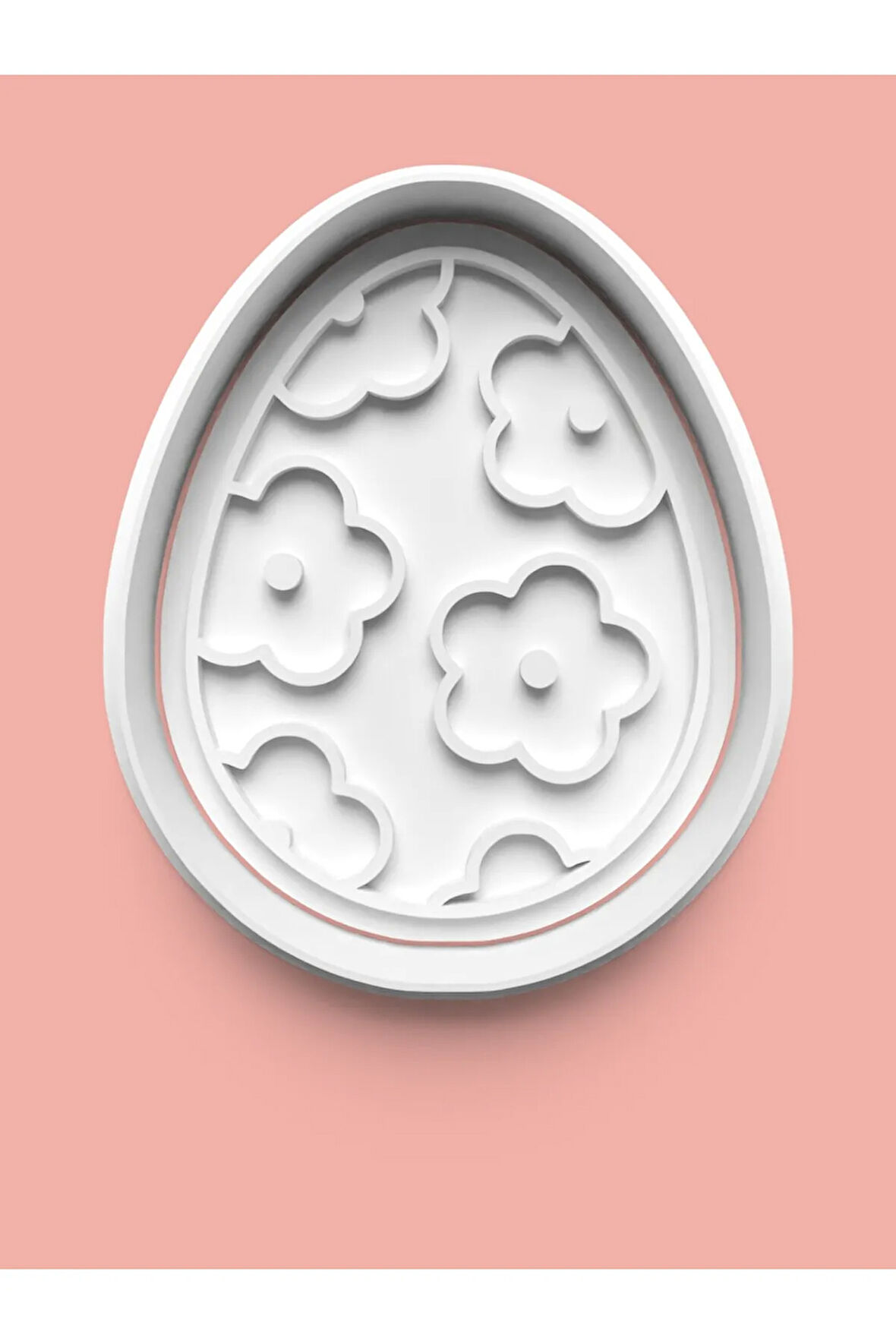 Desenli Yumurta Kurabiye Kalıbı Ve Şeker Hamuru Kalıbı