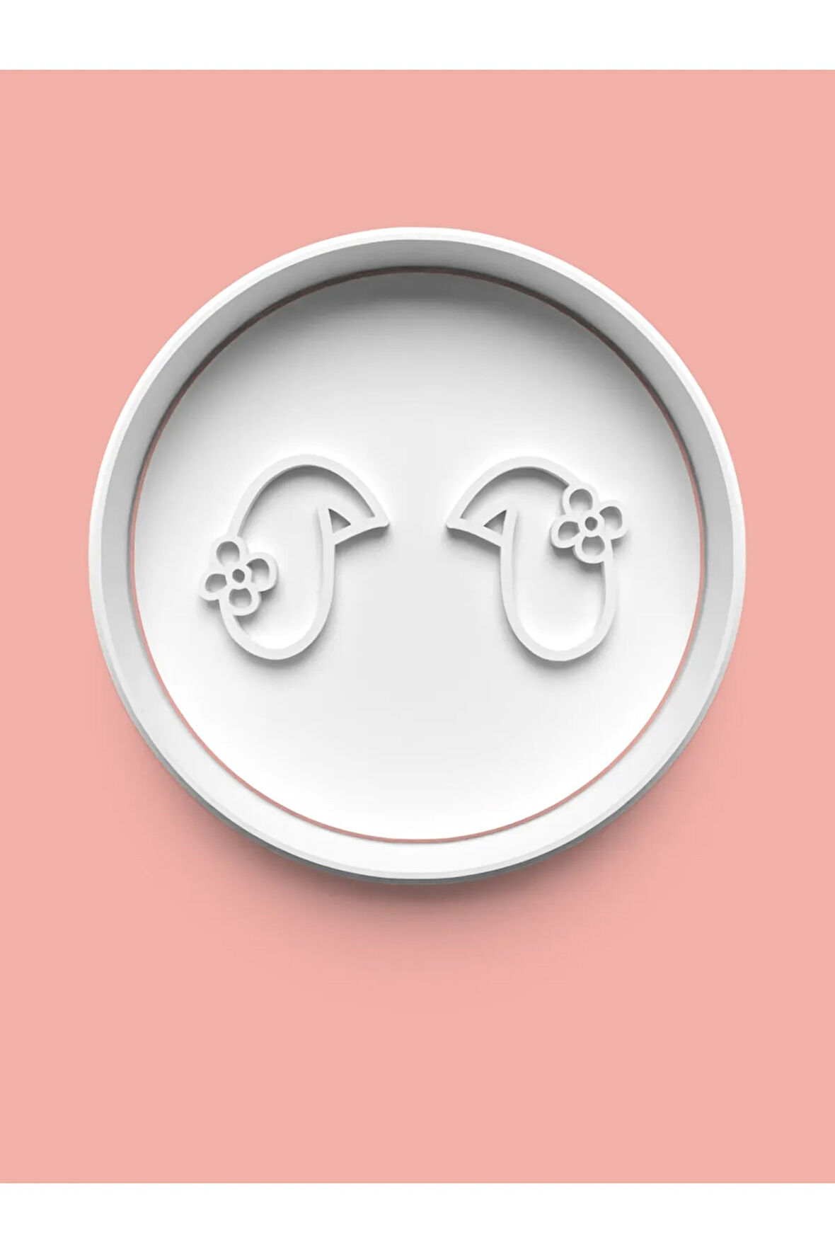 Sevimli Tavşan Kulakları Kurabiye Kalıbı Ve Şeker Hamuru Kalıbı