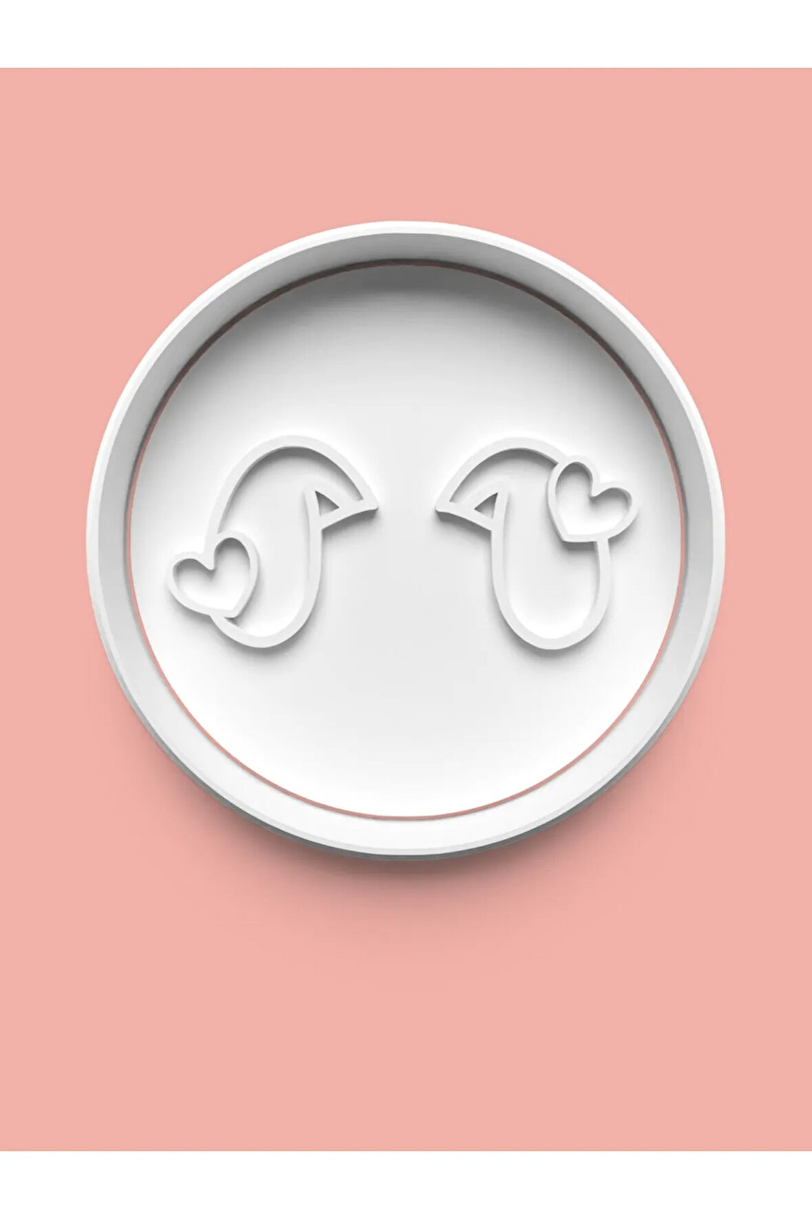 Kalpli Tavşan Kulakları Kurabiye Kalıbı Ve Şeker Hamuru Kalıbı